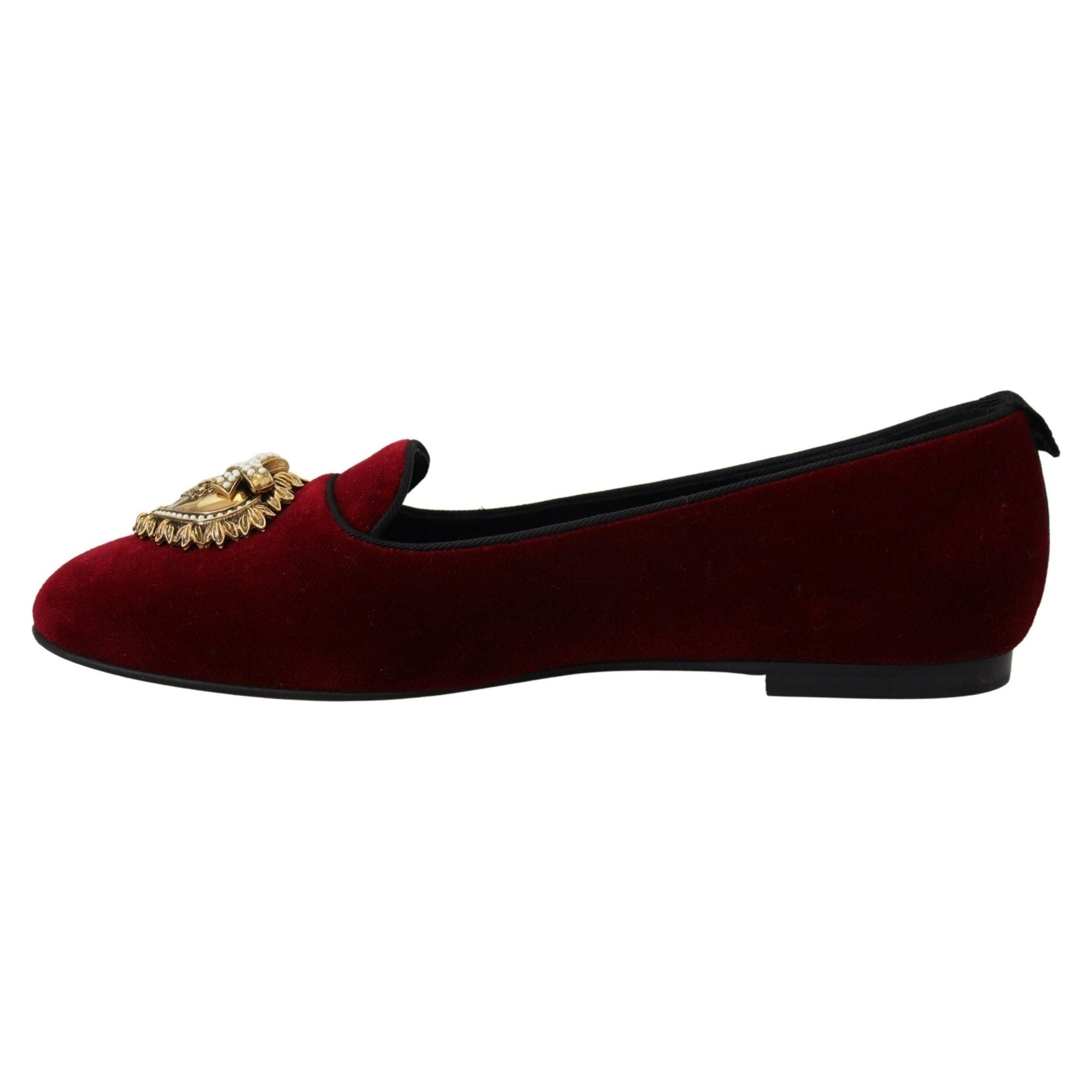 Bordeaux Velvet Devotion Loafers