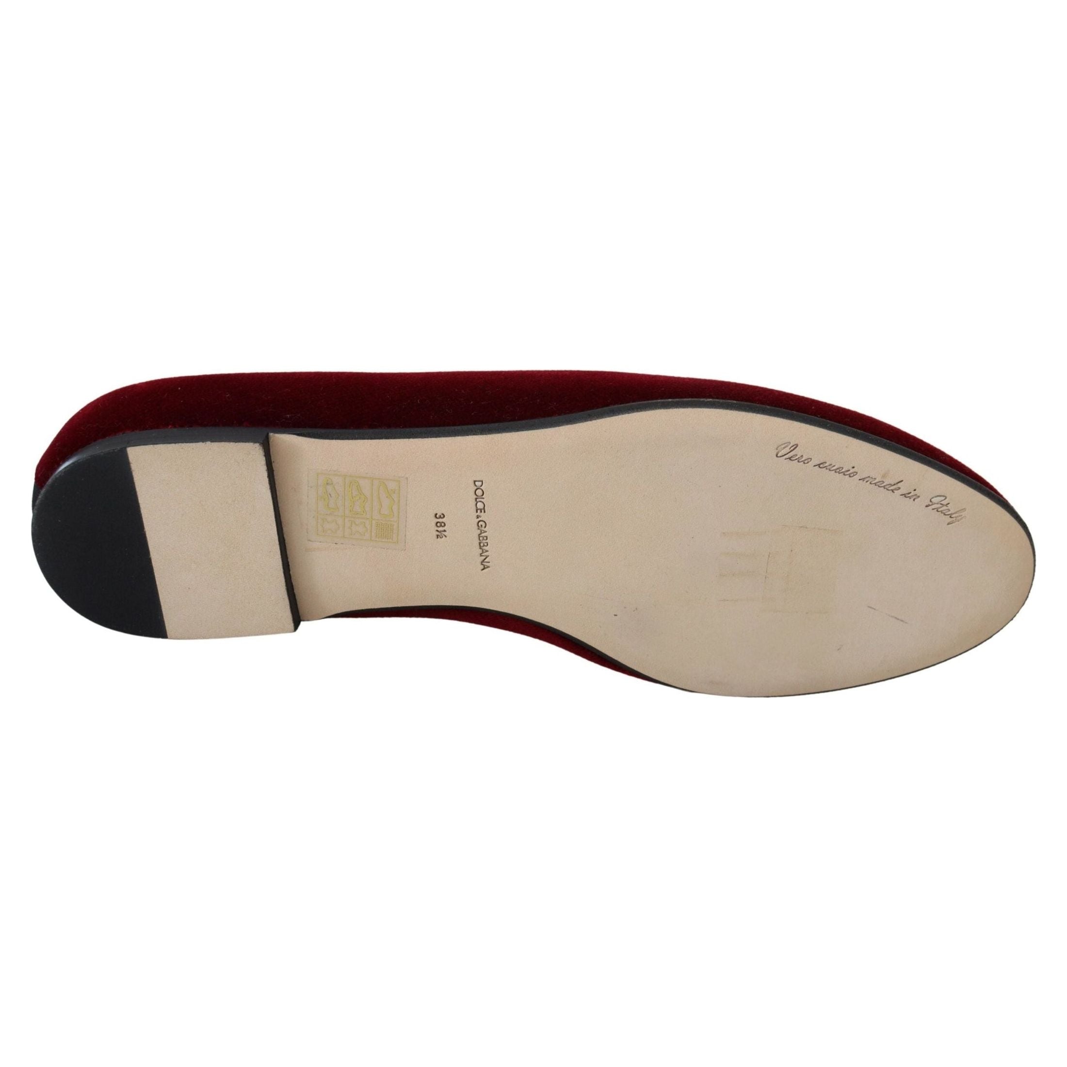 Bordeaux Velvet Devotion Loafers