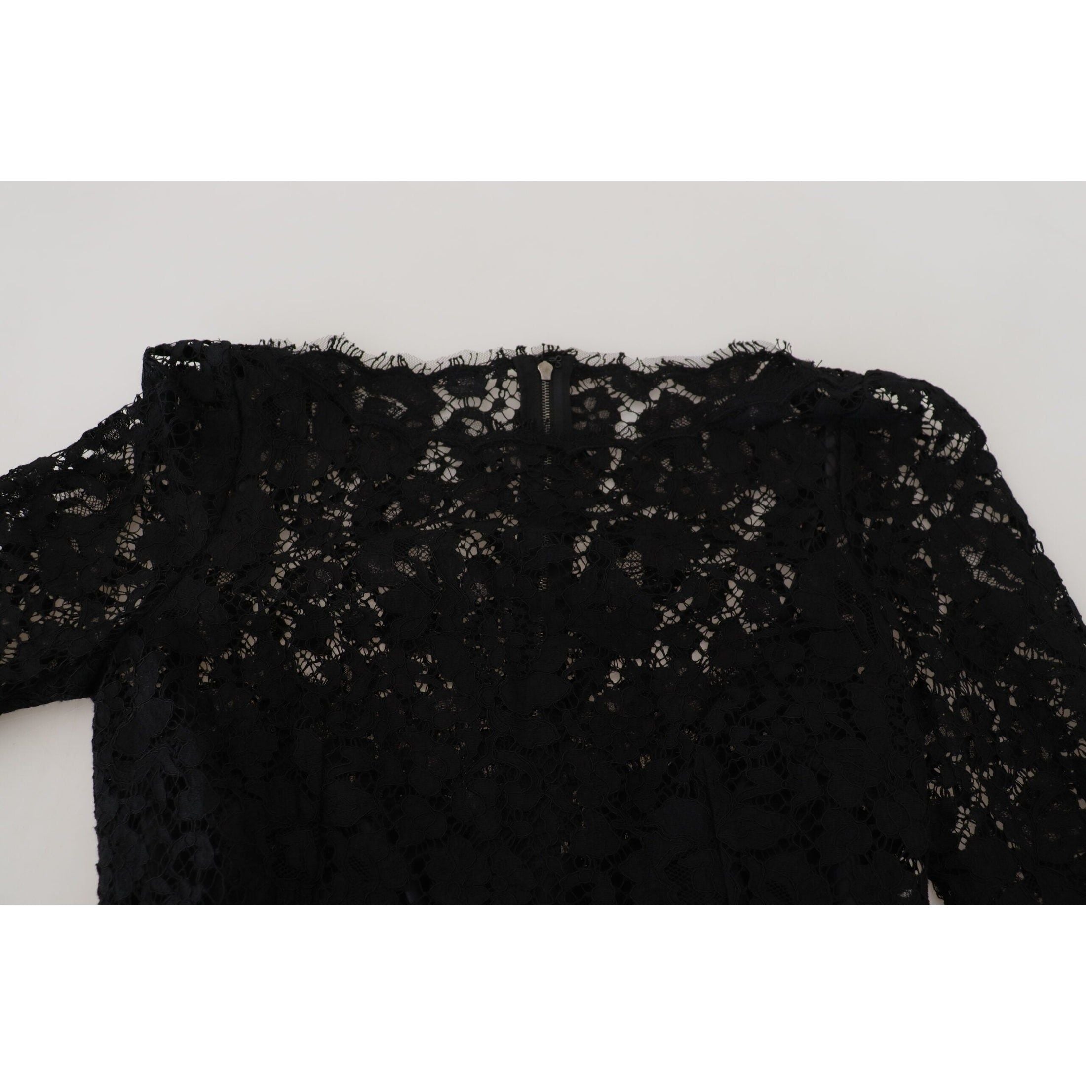 Elegant Floral Lace Long Sleeve Top