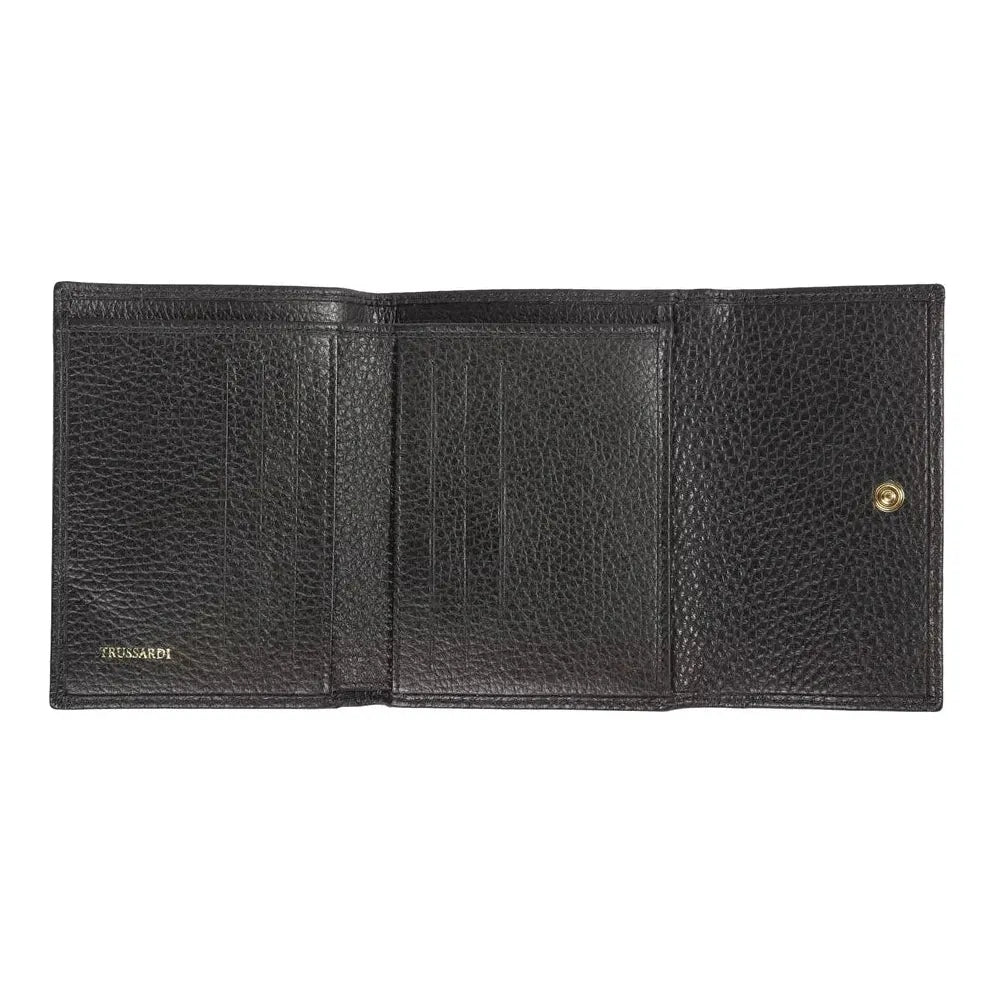 Black Leather Women Wallet