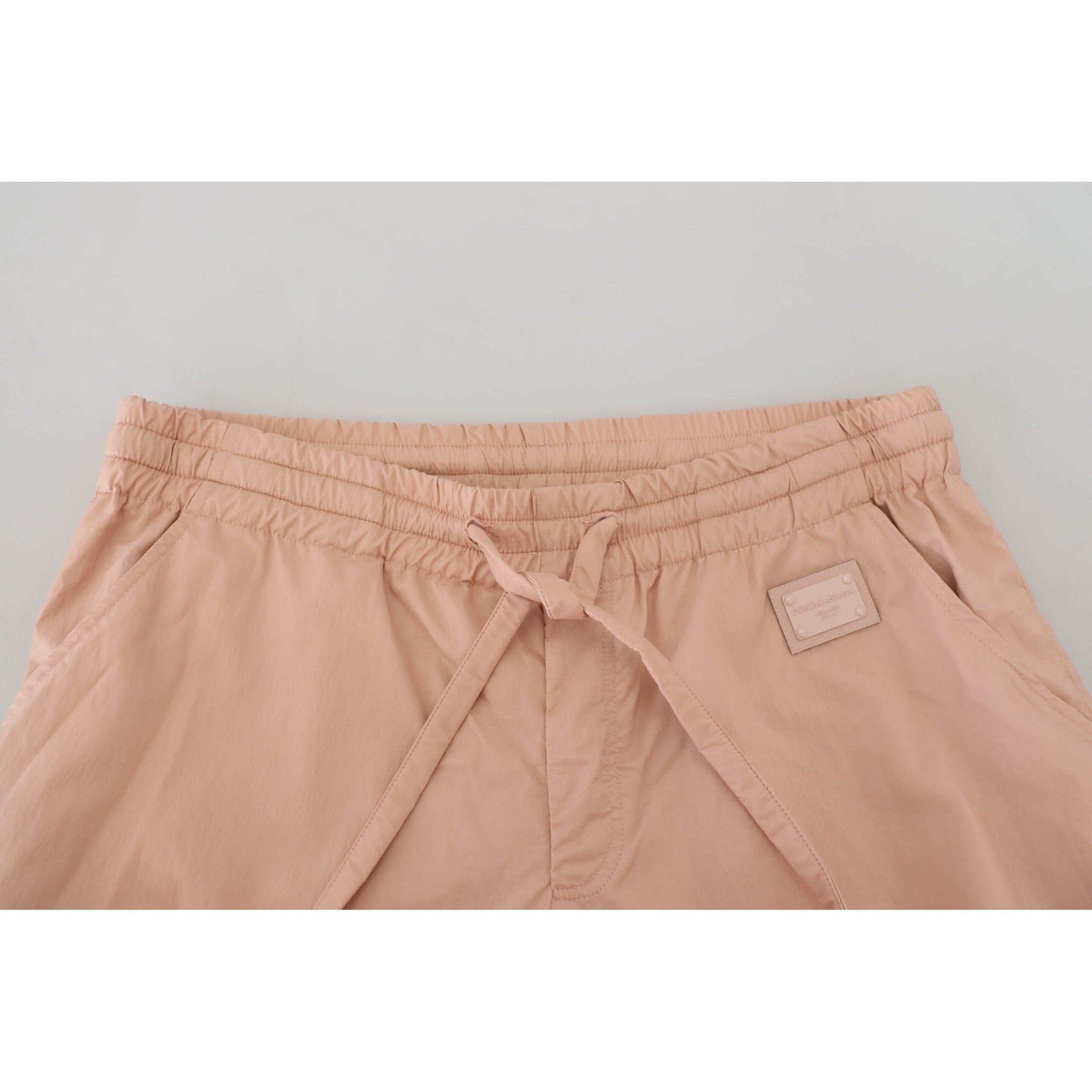 Elegant Peach Casual Sweatpants