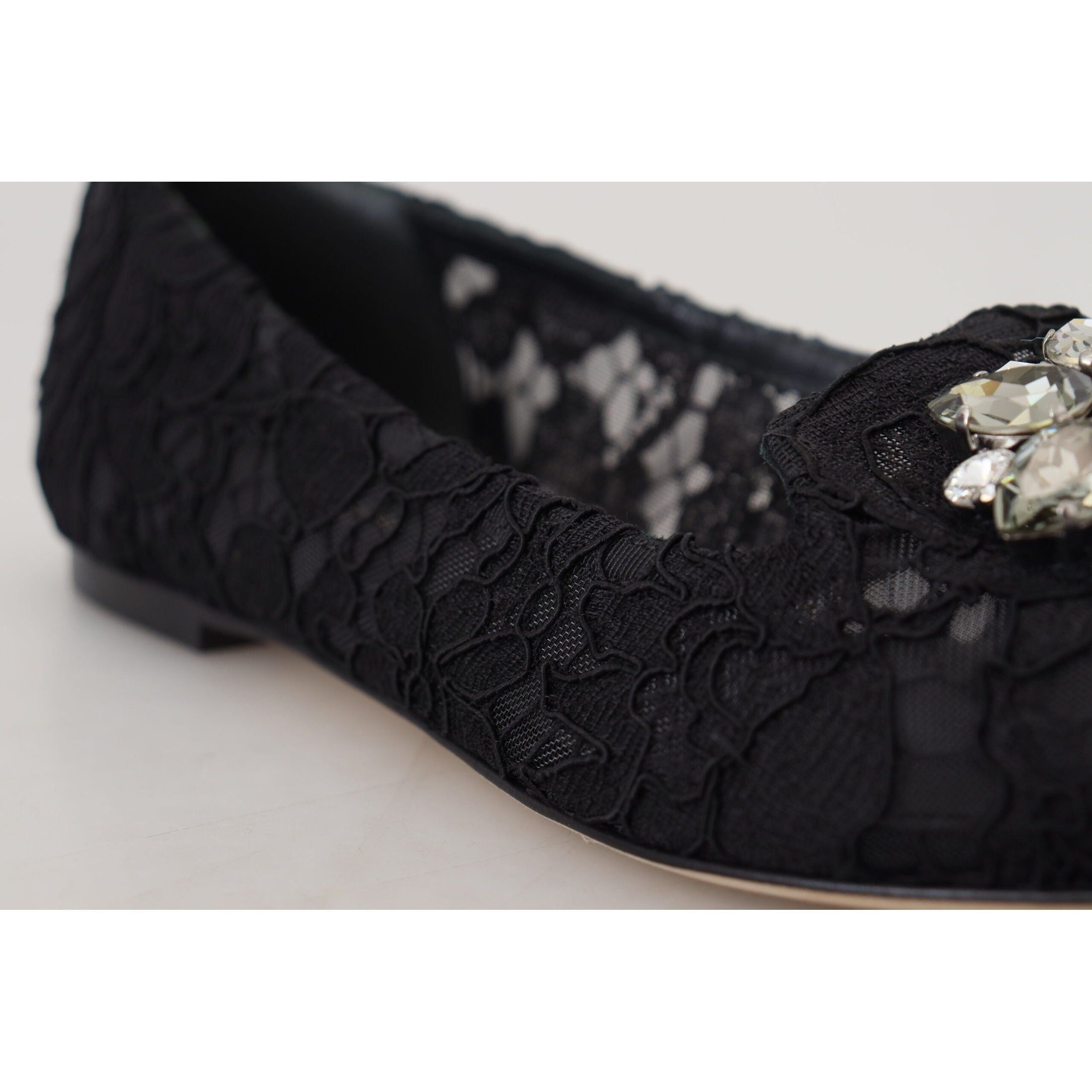 Elegant Floral Lace Flat Vally Shoes