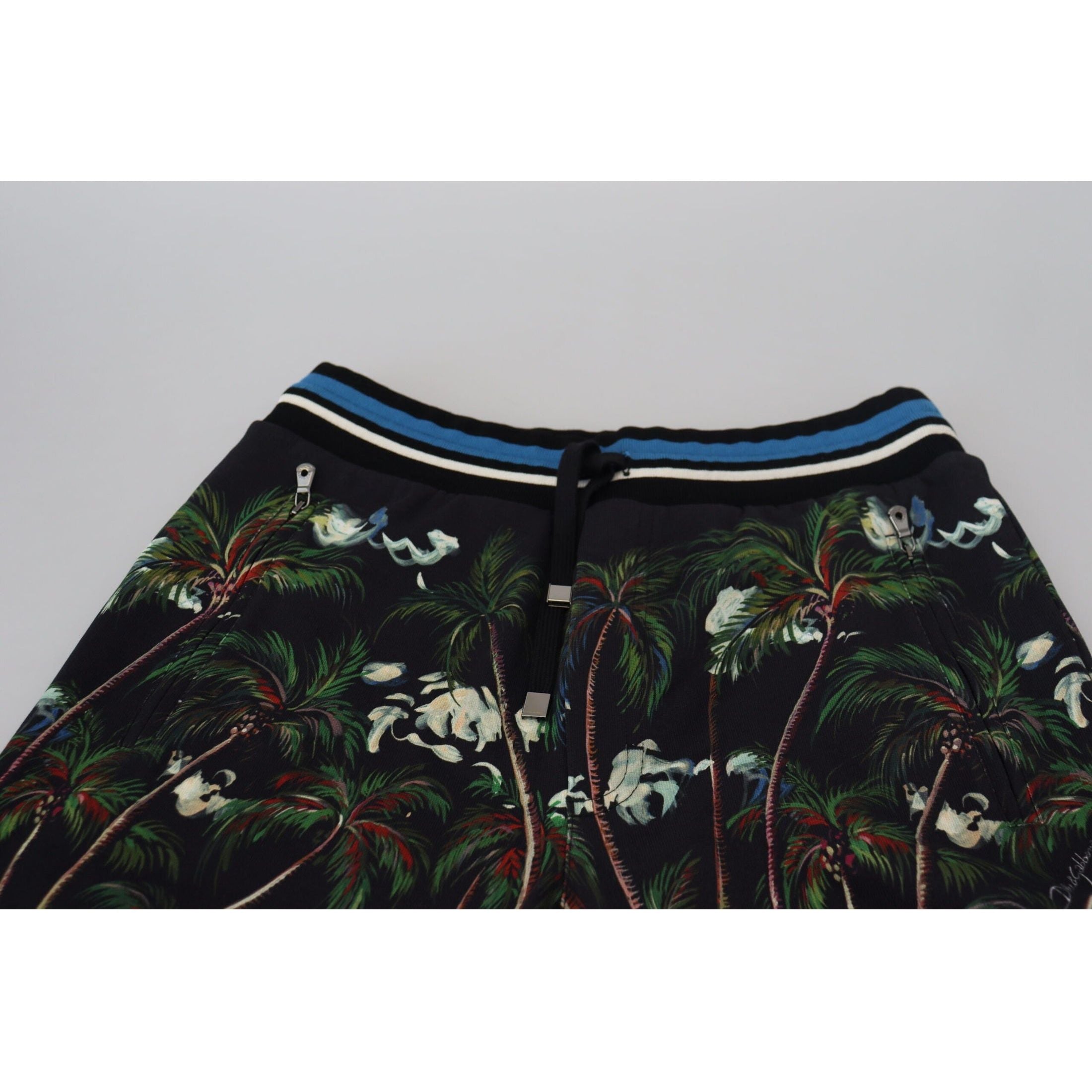 Volcano Print Casual Knee-Length Shorts