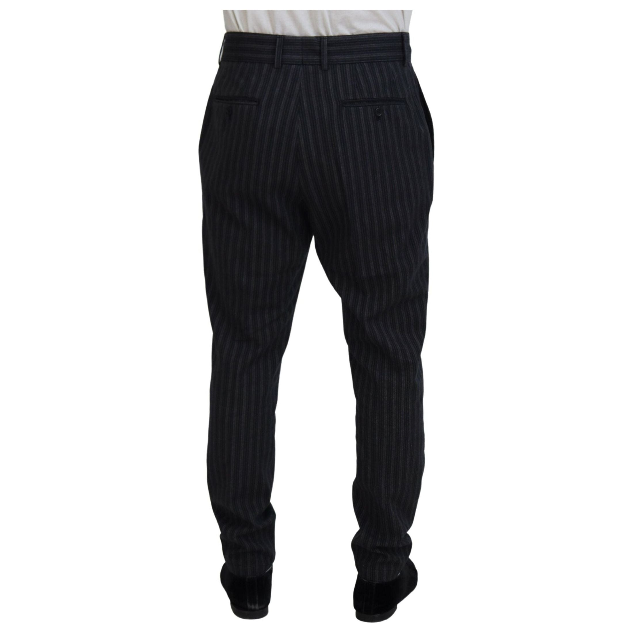 Elegant Striped Chino Dress Pants