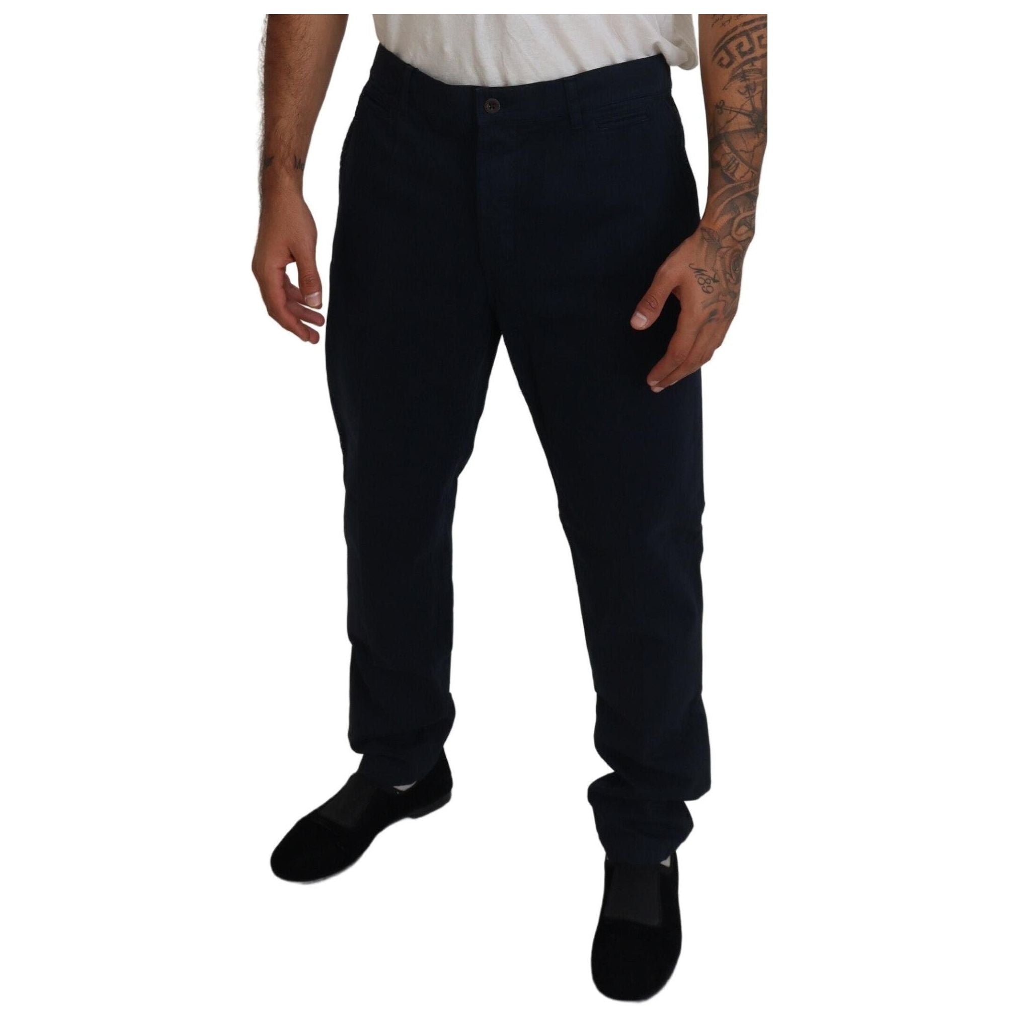 Elegant Dress Chinos in Blue