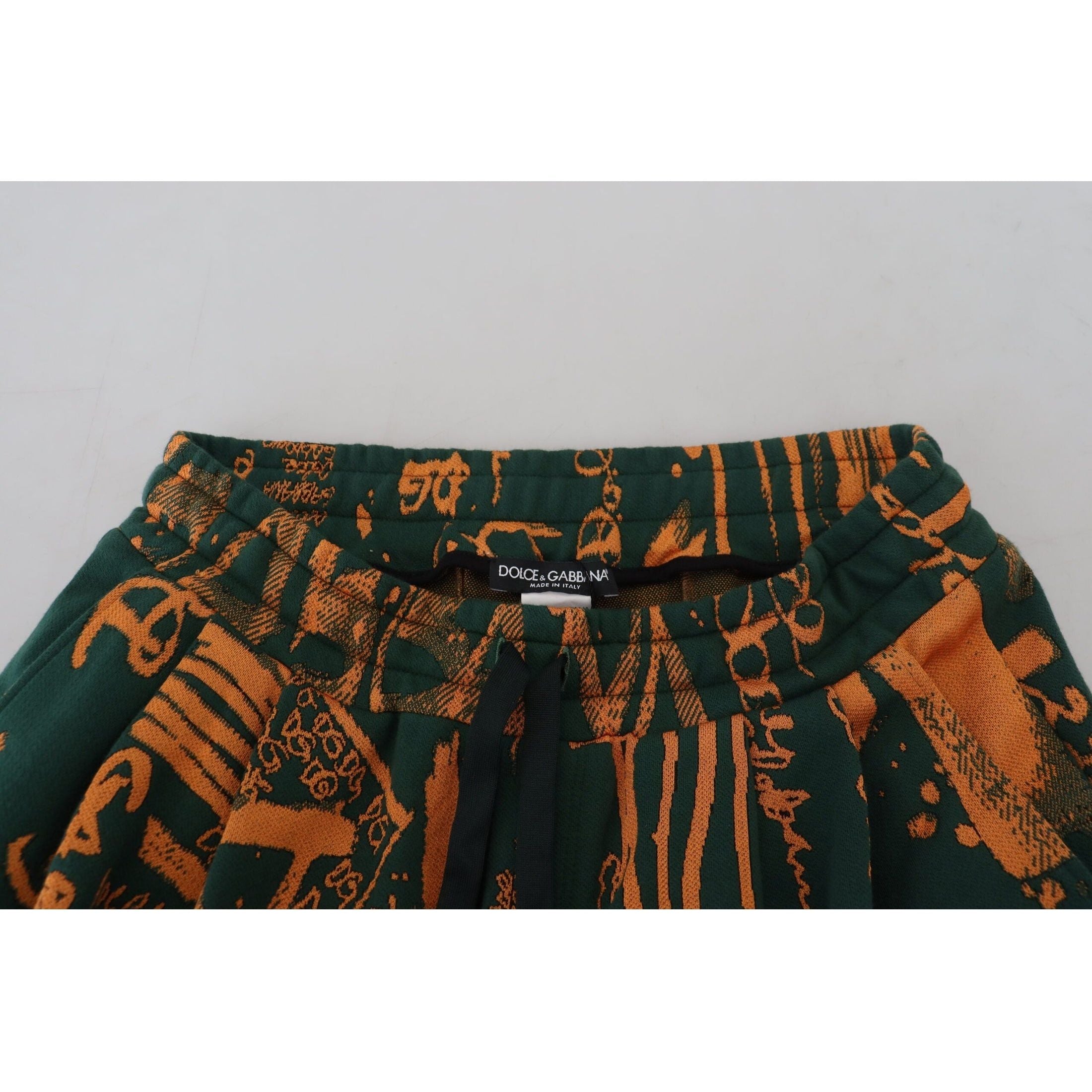 Multicolor Silk Blend Jogger Cargo Pants