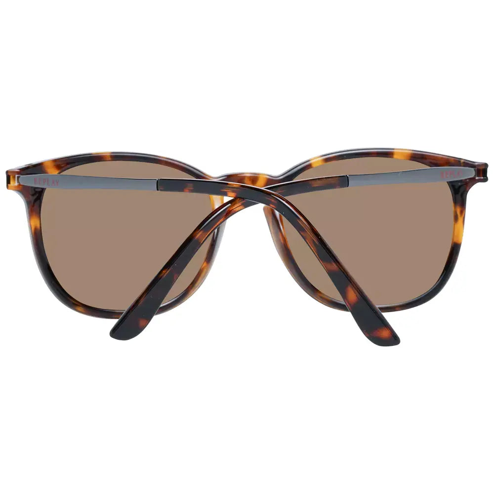 Brown Unisex Sunglasses