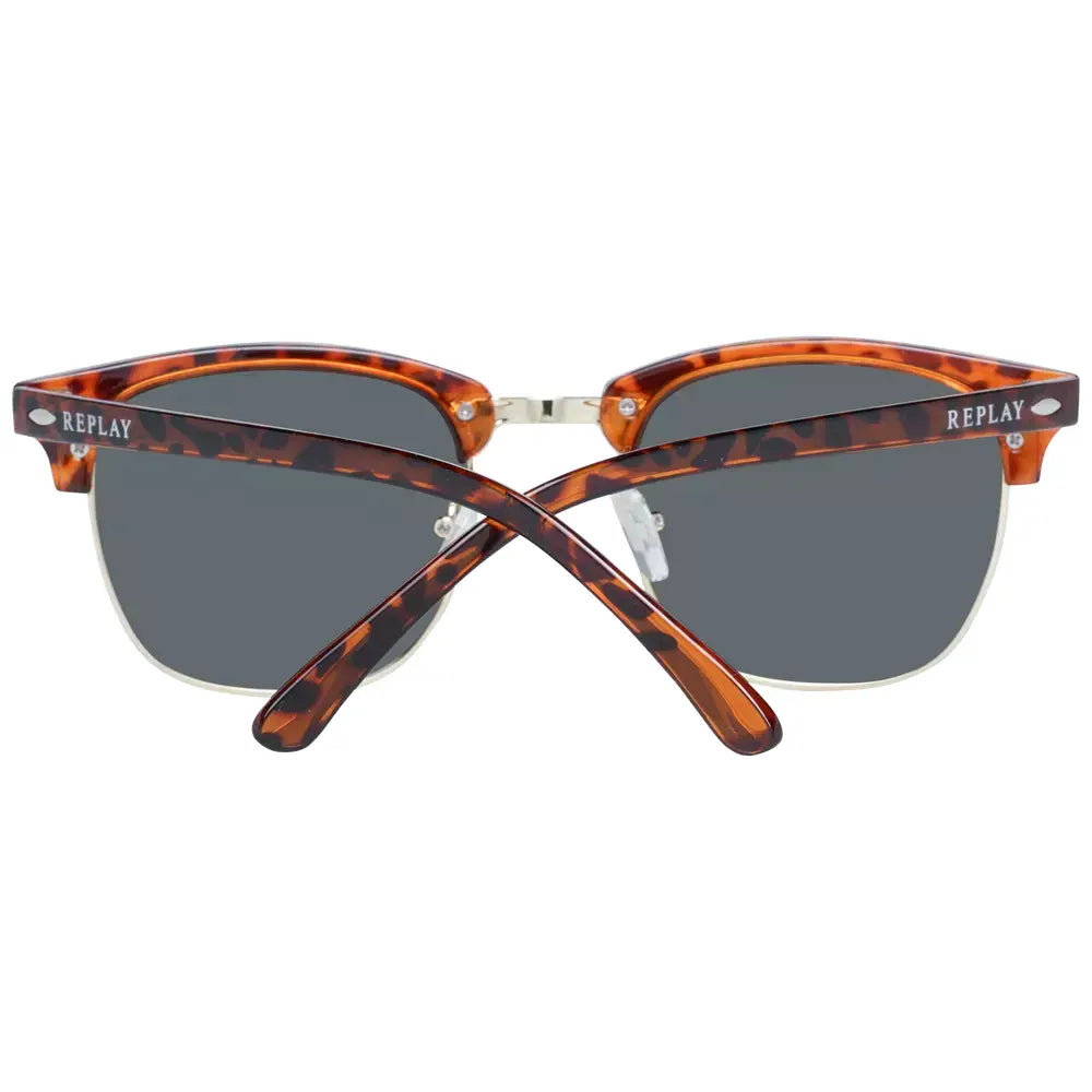 Brown Unisex Sunglasses