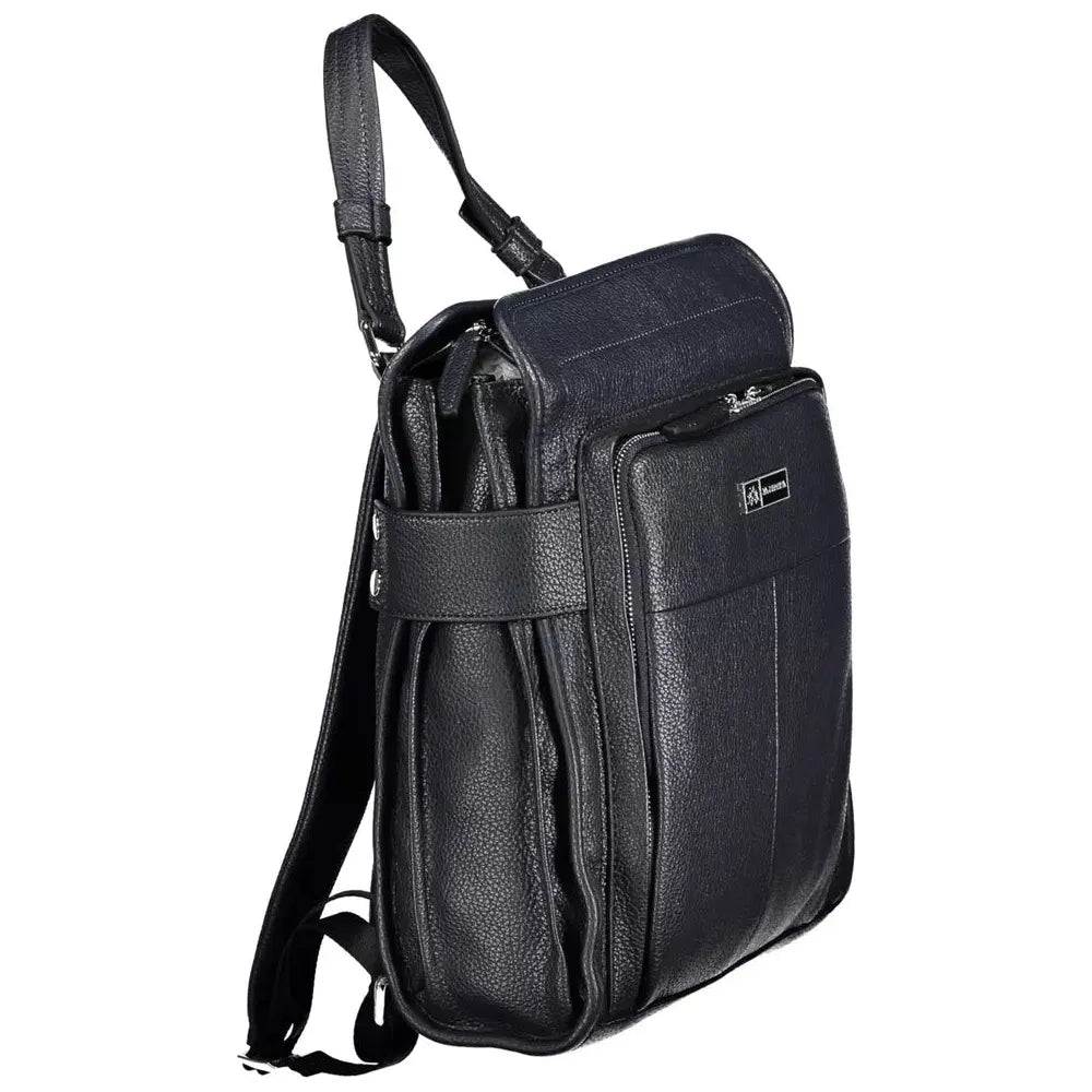 Chic Blue Urban Backpack with Laptop Sleeve