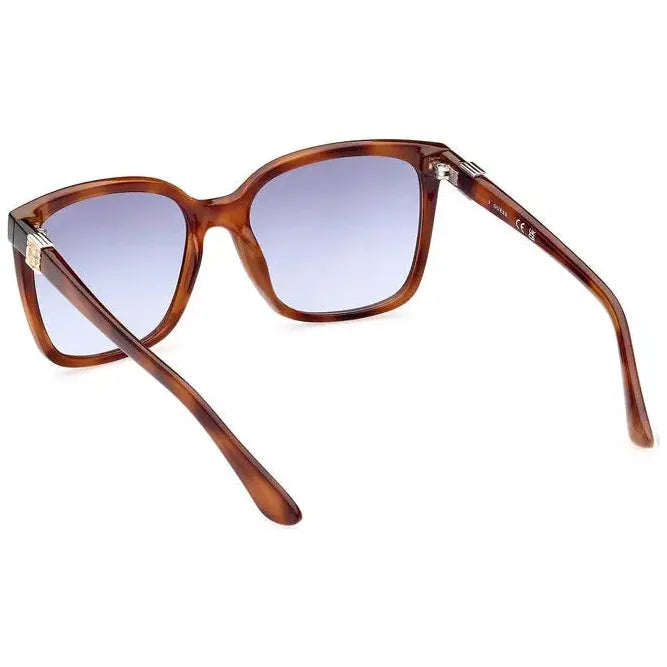 Chic Square Frame Sunglasses with Light Blue Lens