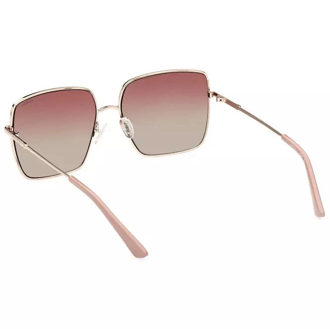 Elegant Gold Square Frame Sunglasses