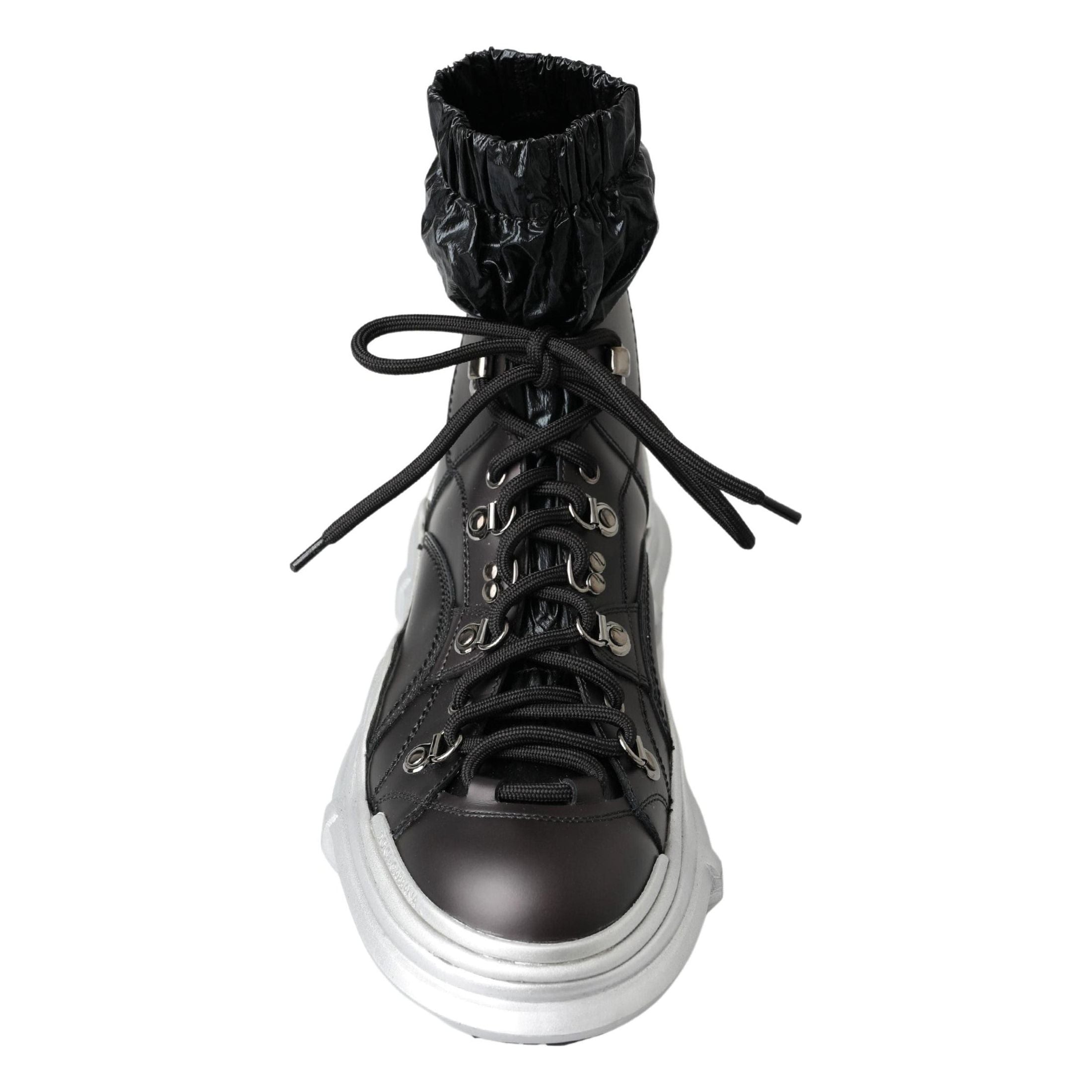 Black High Top Sneaker Bootie