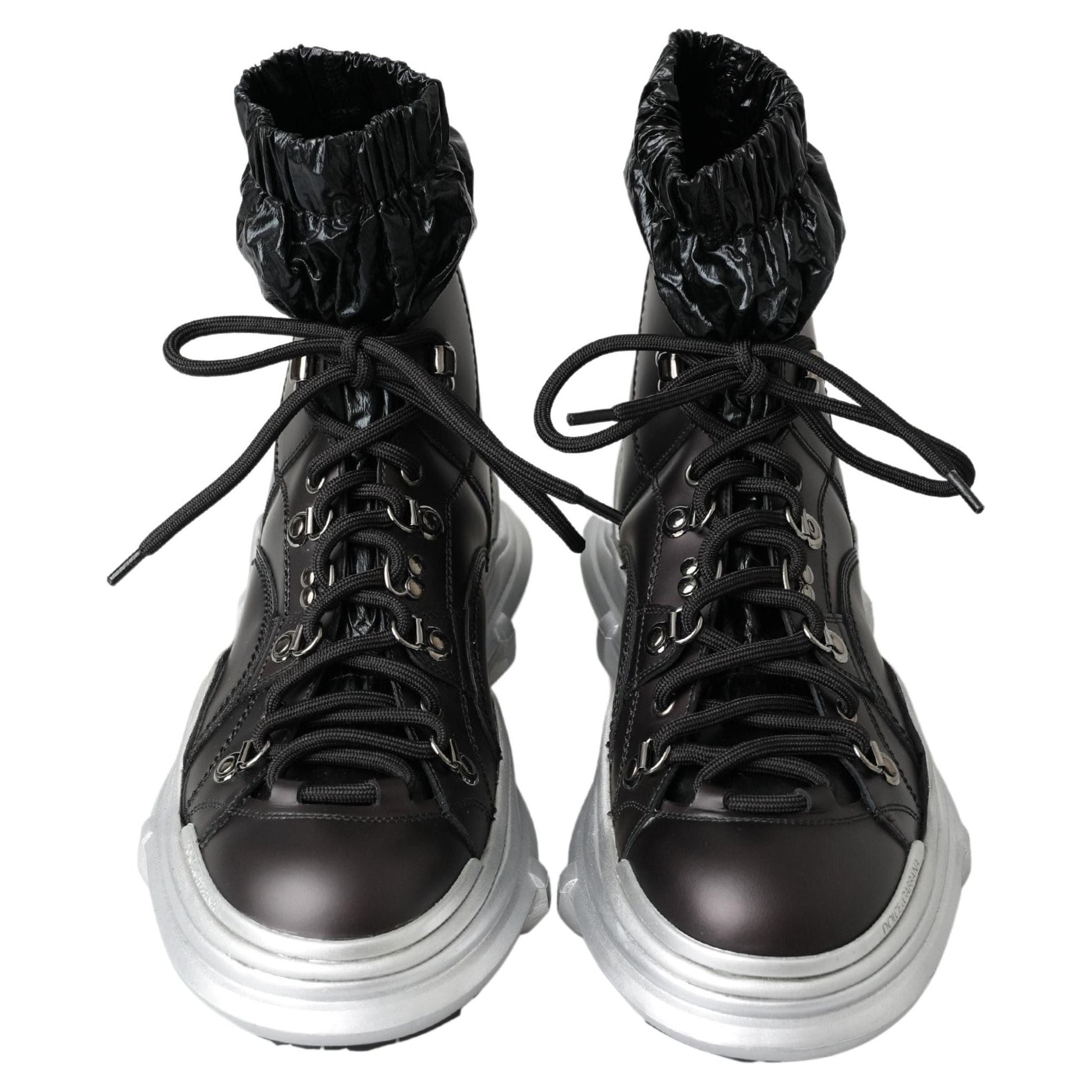 Black High Top Sneaker Bootie