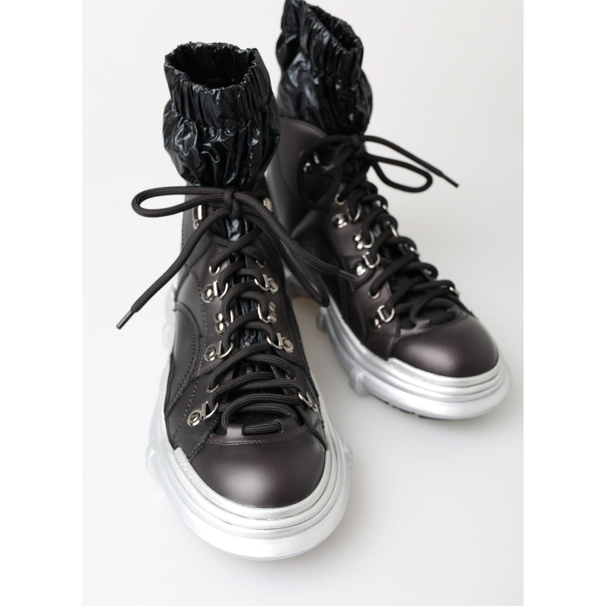 Black High Top Sneaker Bootie