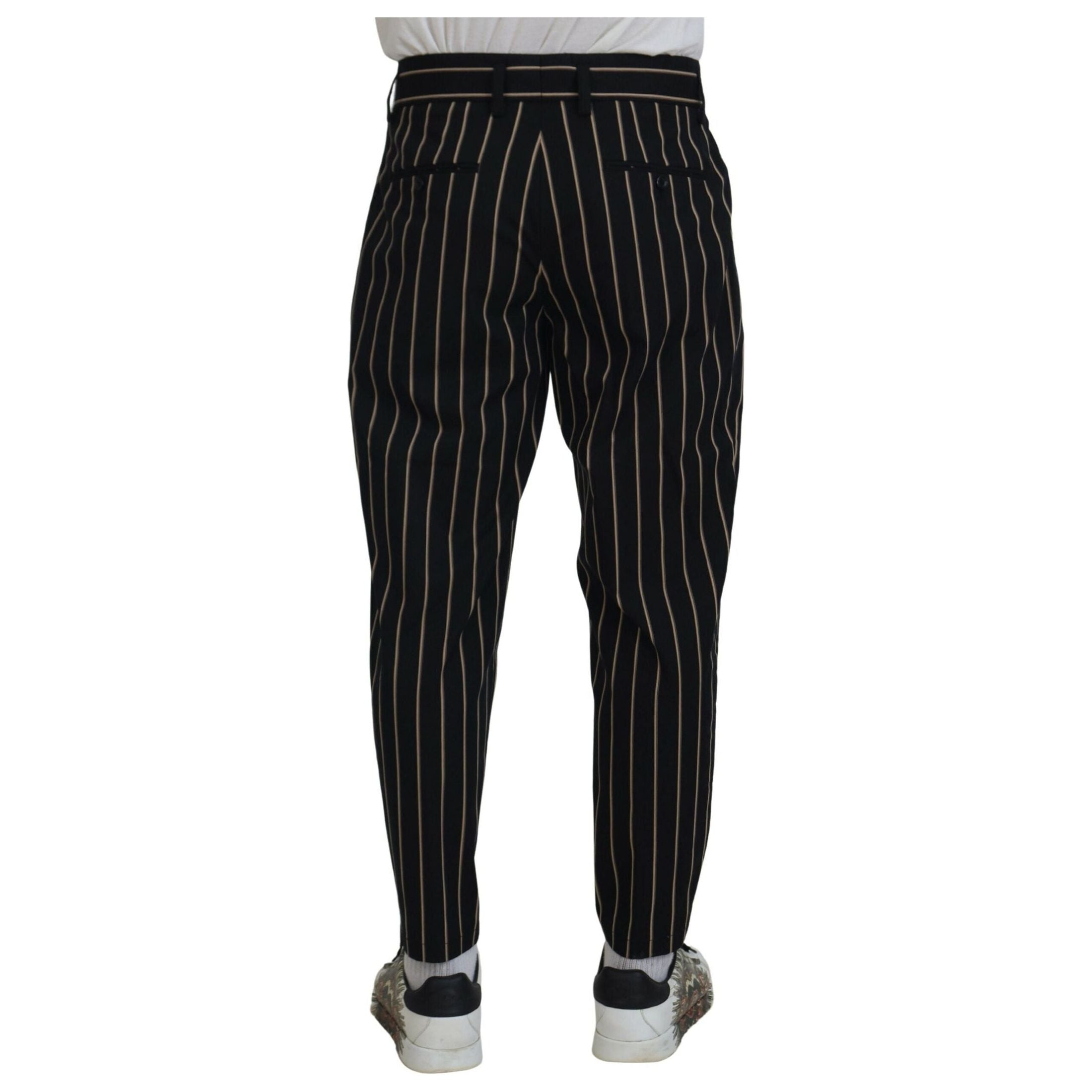 Elegant Striped Chino Tapered Pants