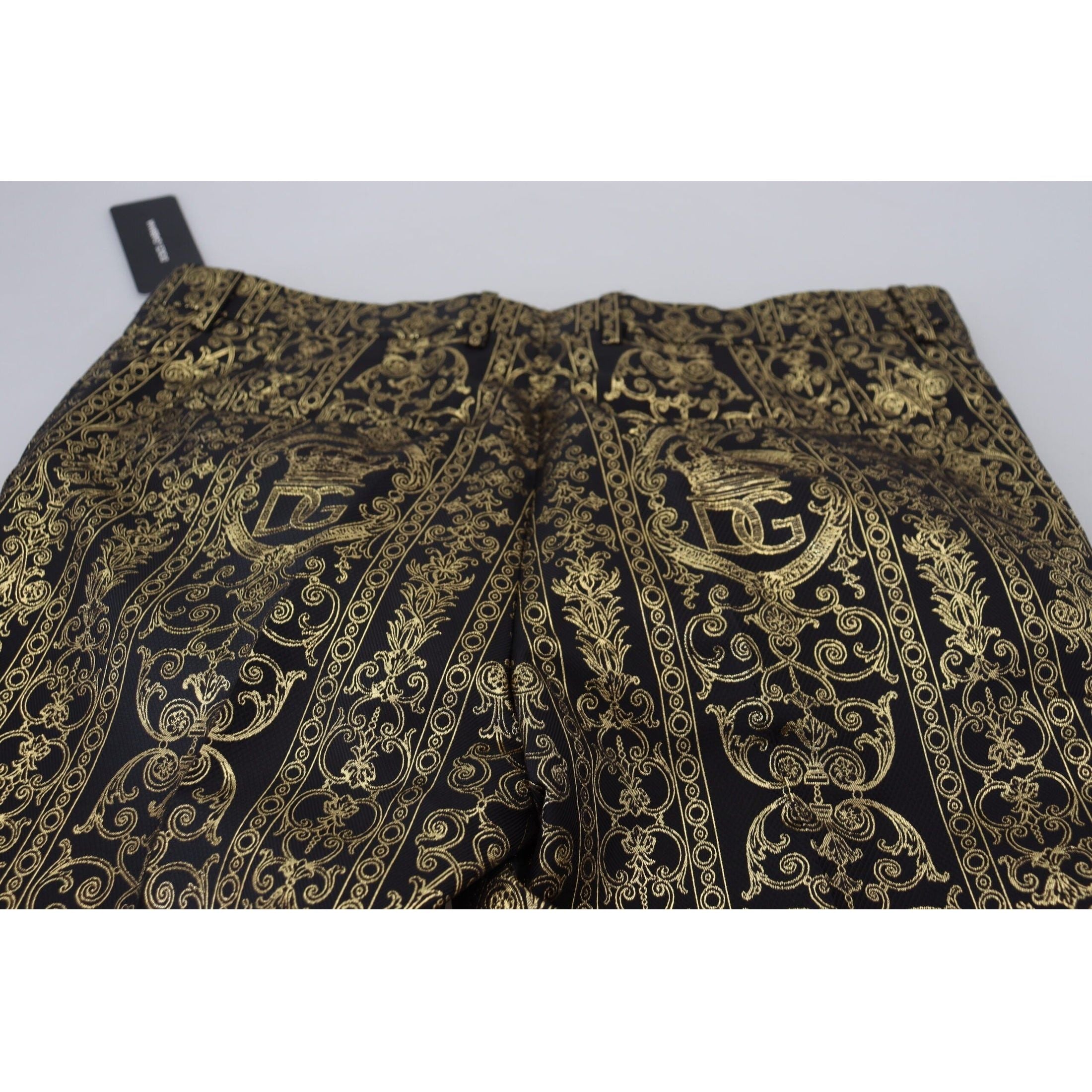 Elegant Jacquard Evening Pants