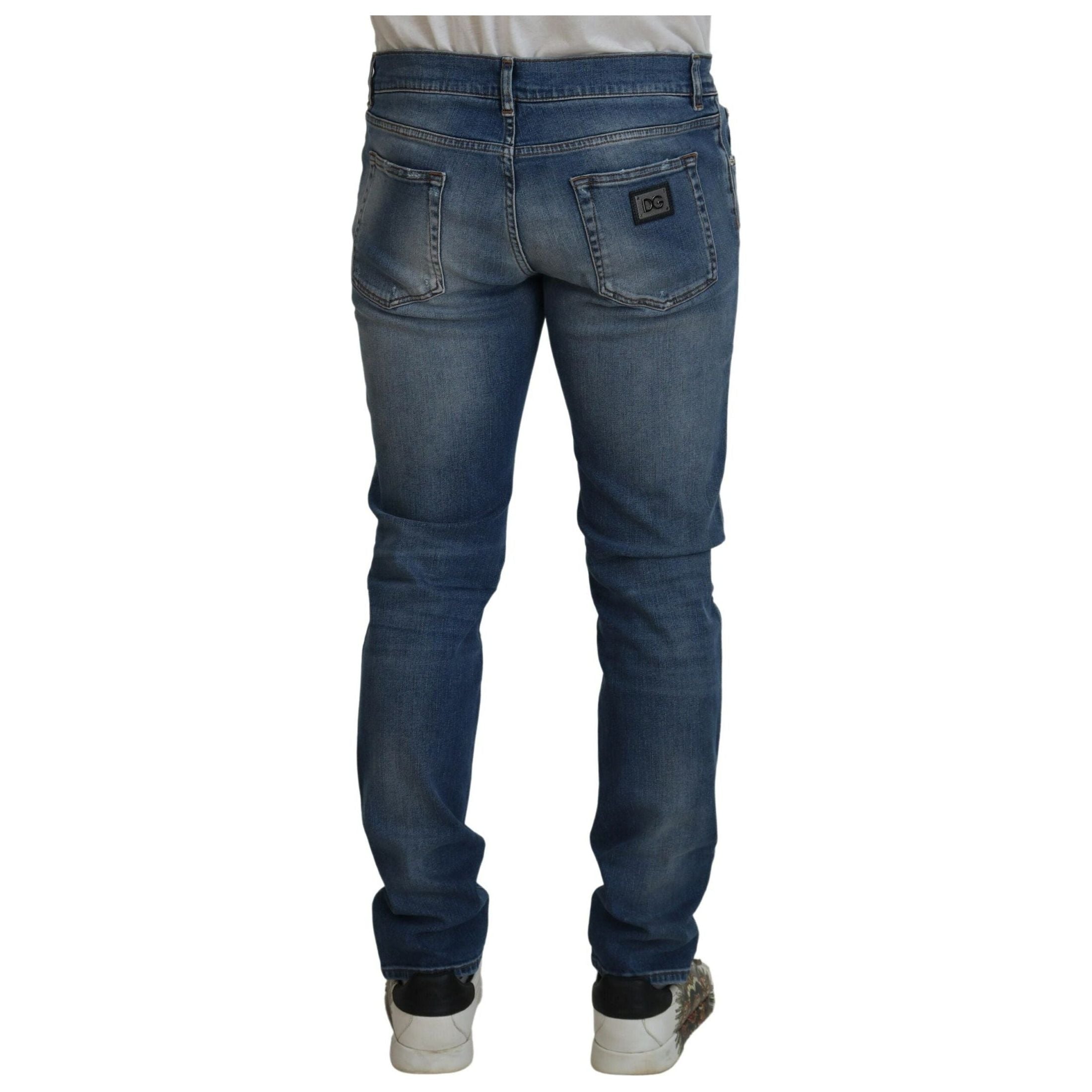 Chic Slim Fit Italian Denim Jeans