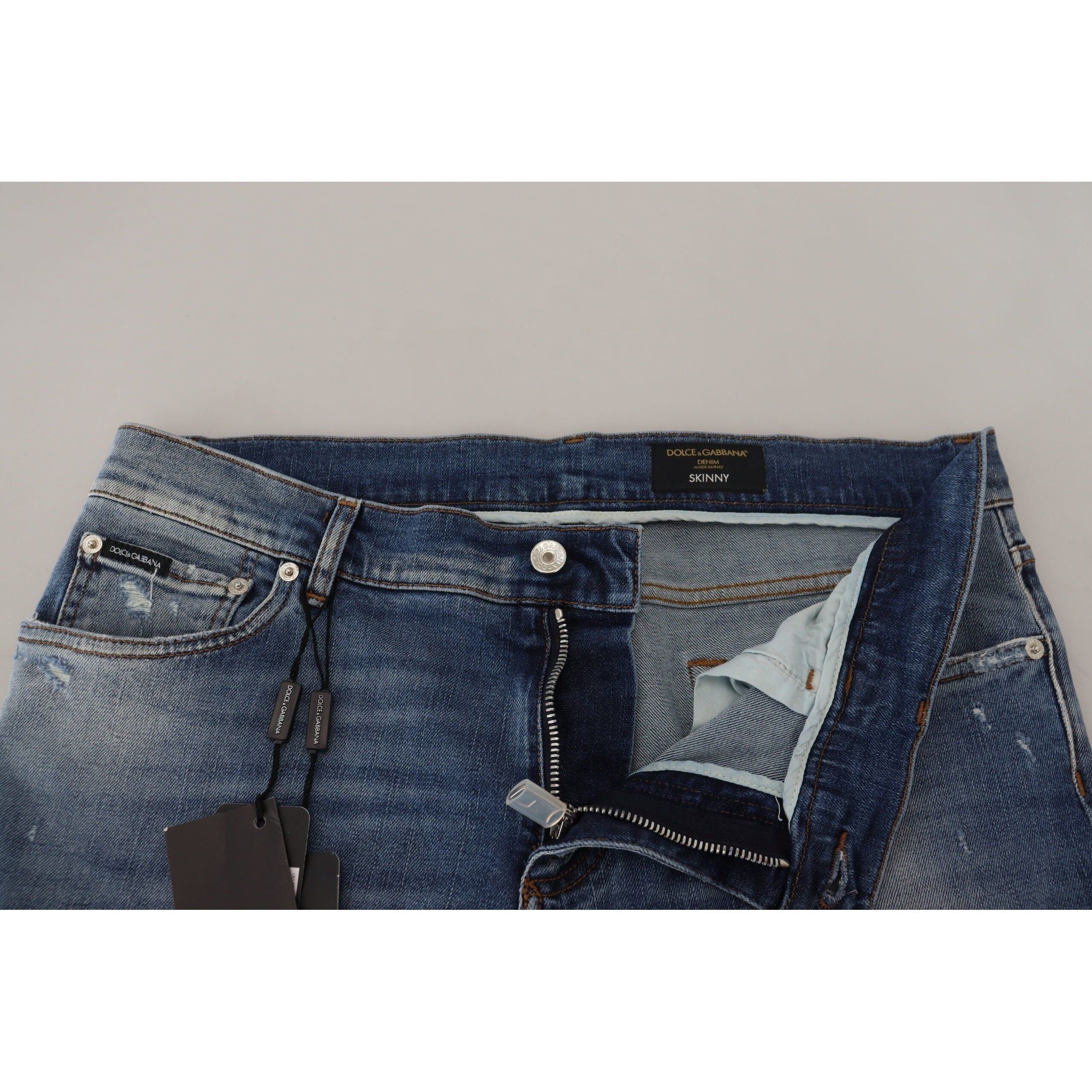 Chic Slim Fit Italian Denim Jeans