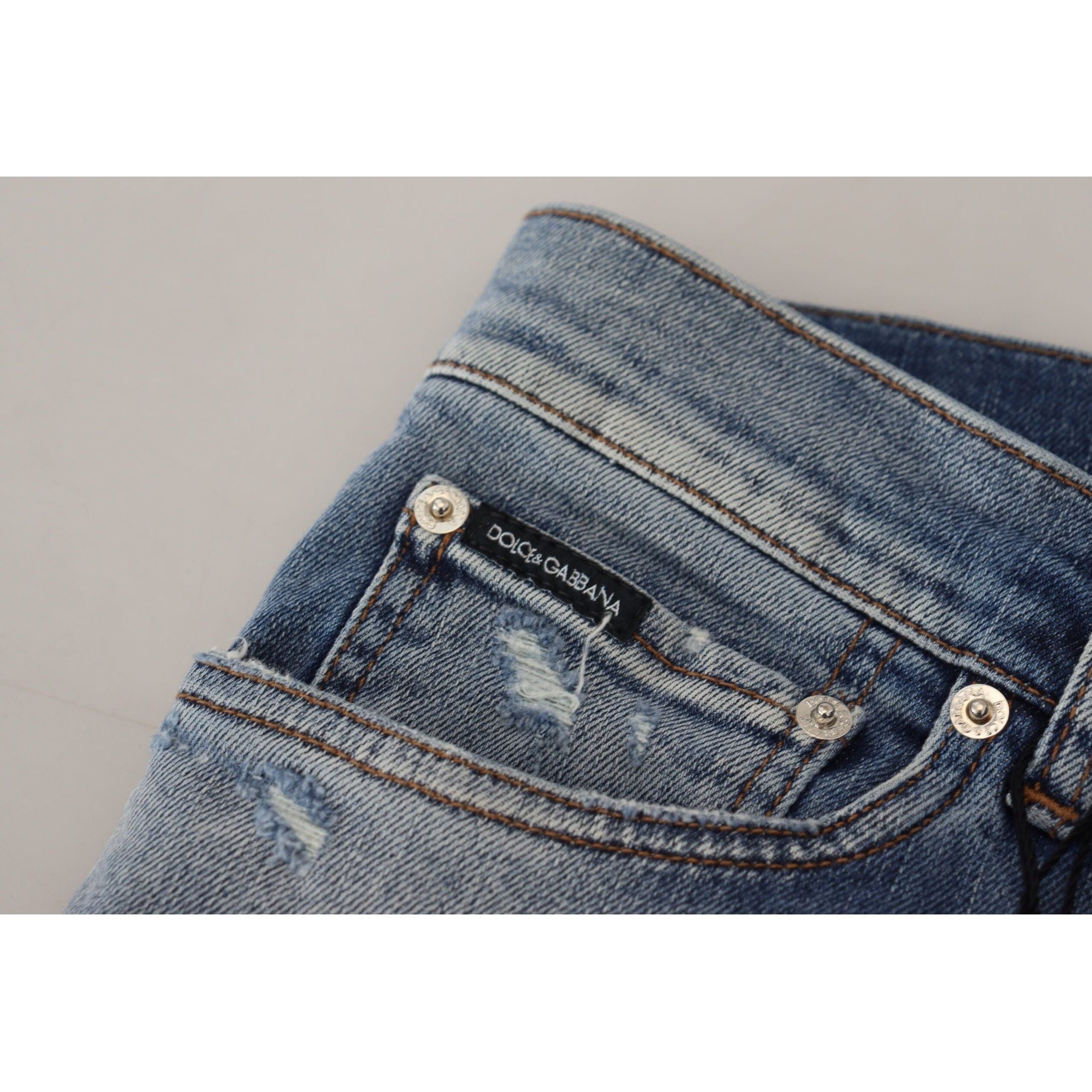 Chic Slim Fit Italian Denim Jeans