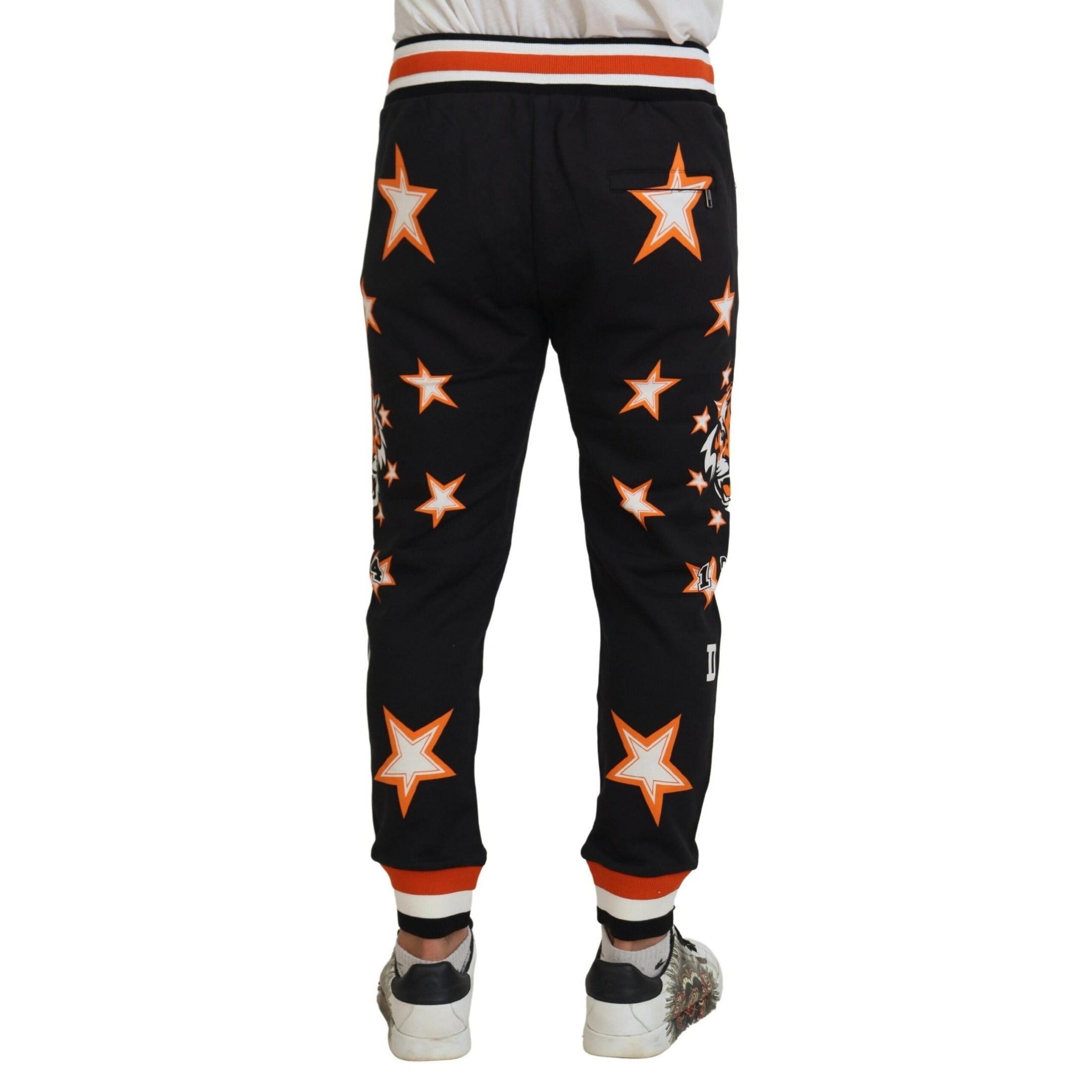 Elegant Black Star Casual Sweatpants