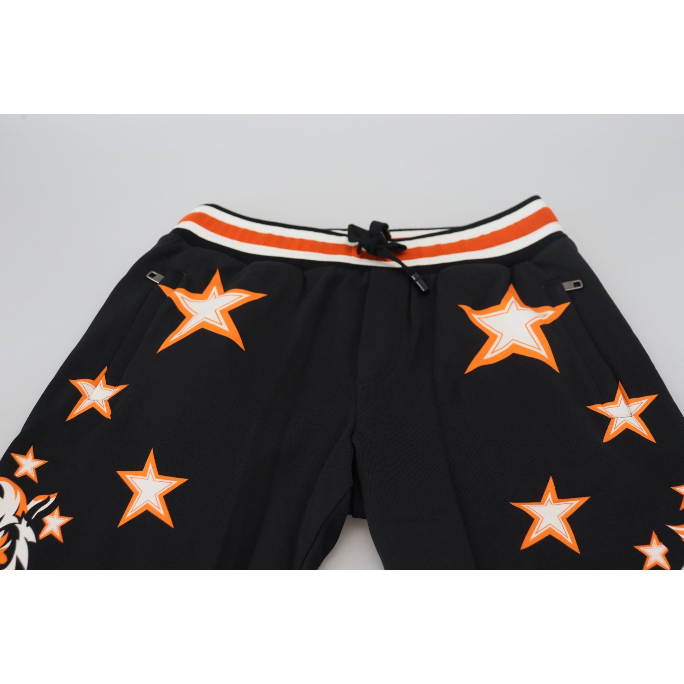 Elegant Black Star Casual Sweatpants