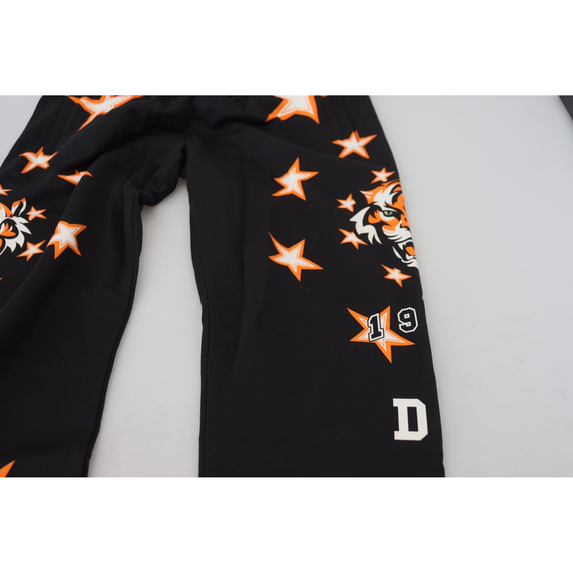 Elegant Black Star Casual Sweatpants