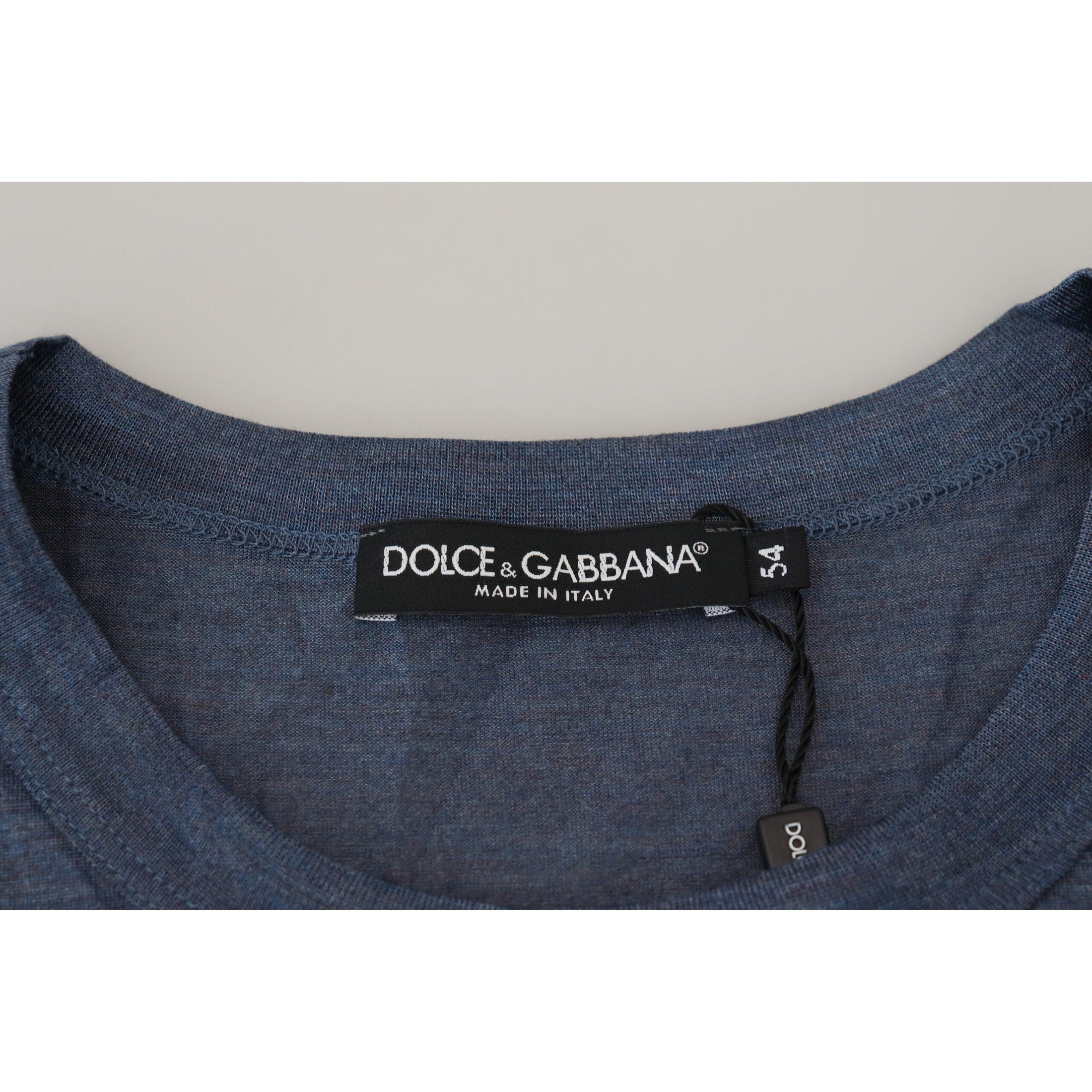 Silken Blue Crewneck Tee – A Touch of Elegance