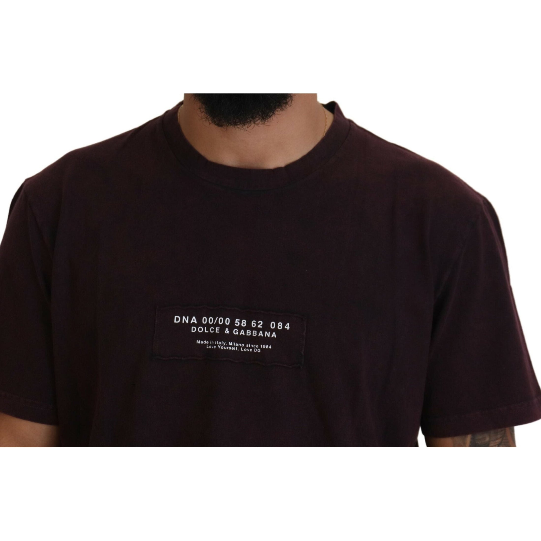 Elegant Bordeaux Crewneck Tee