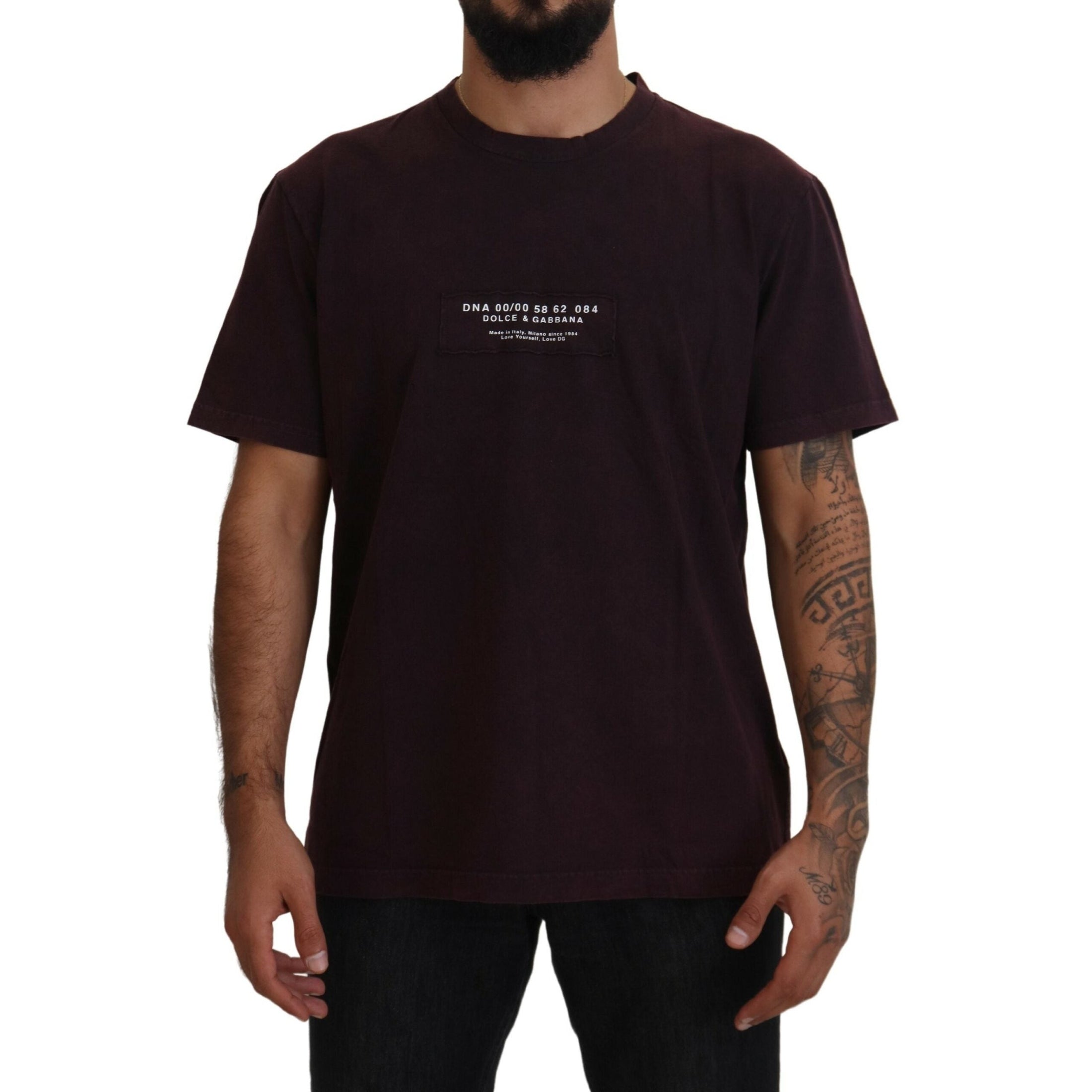 Elegant Bordeaux Crewneck Tee