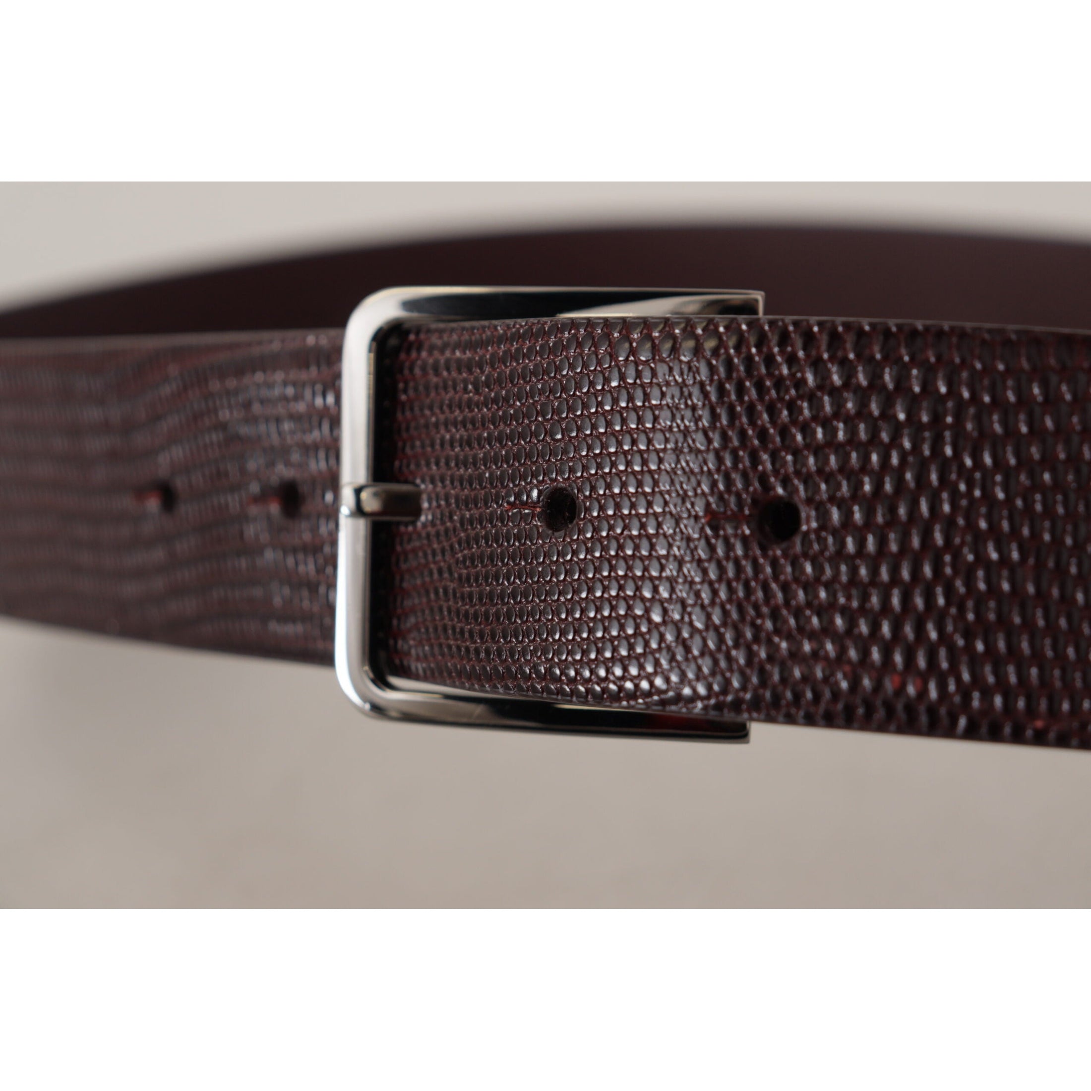 Elegant Dark Brown Leather Belt