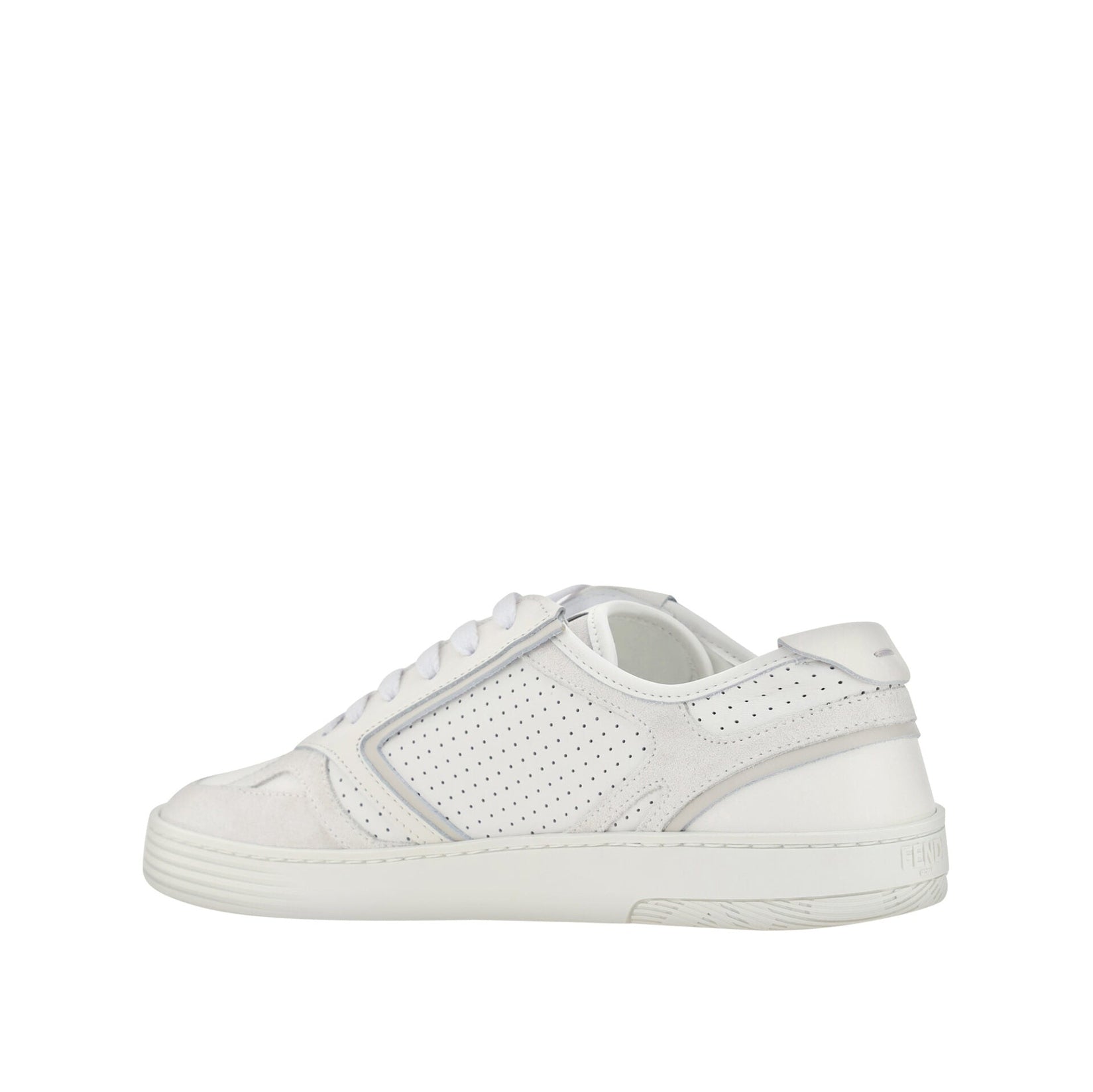 Elegant Low Top Calfskin Sneakers in White