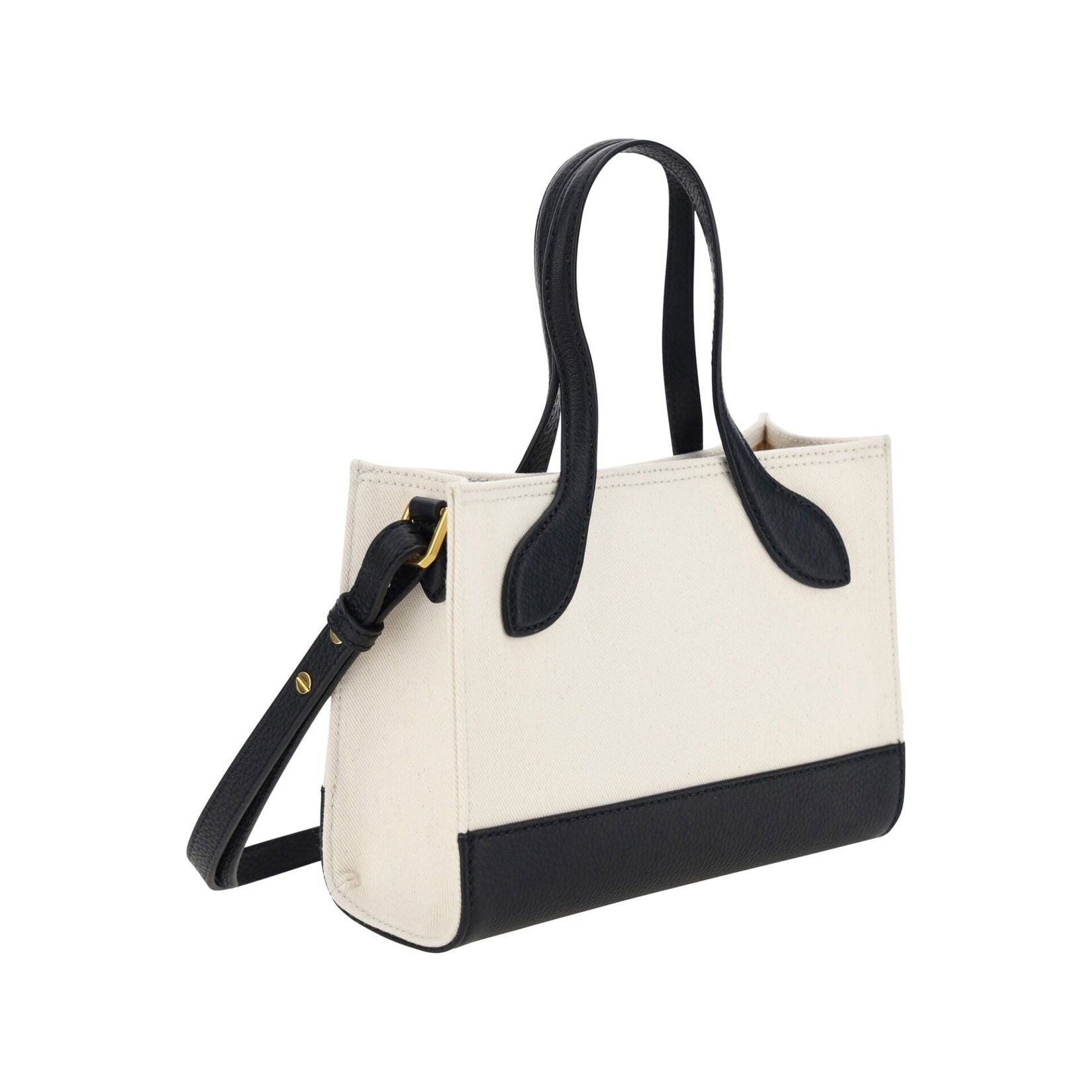 Chic Contrast Mini Leather Handbag