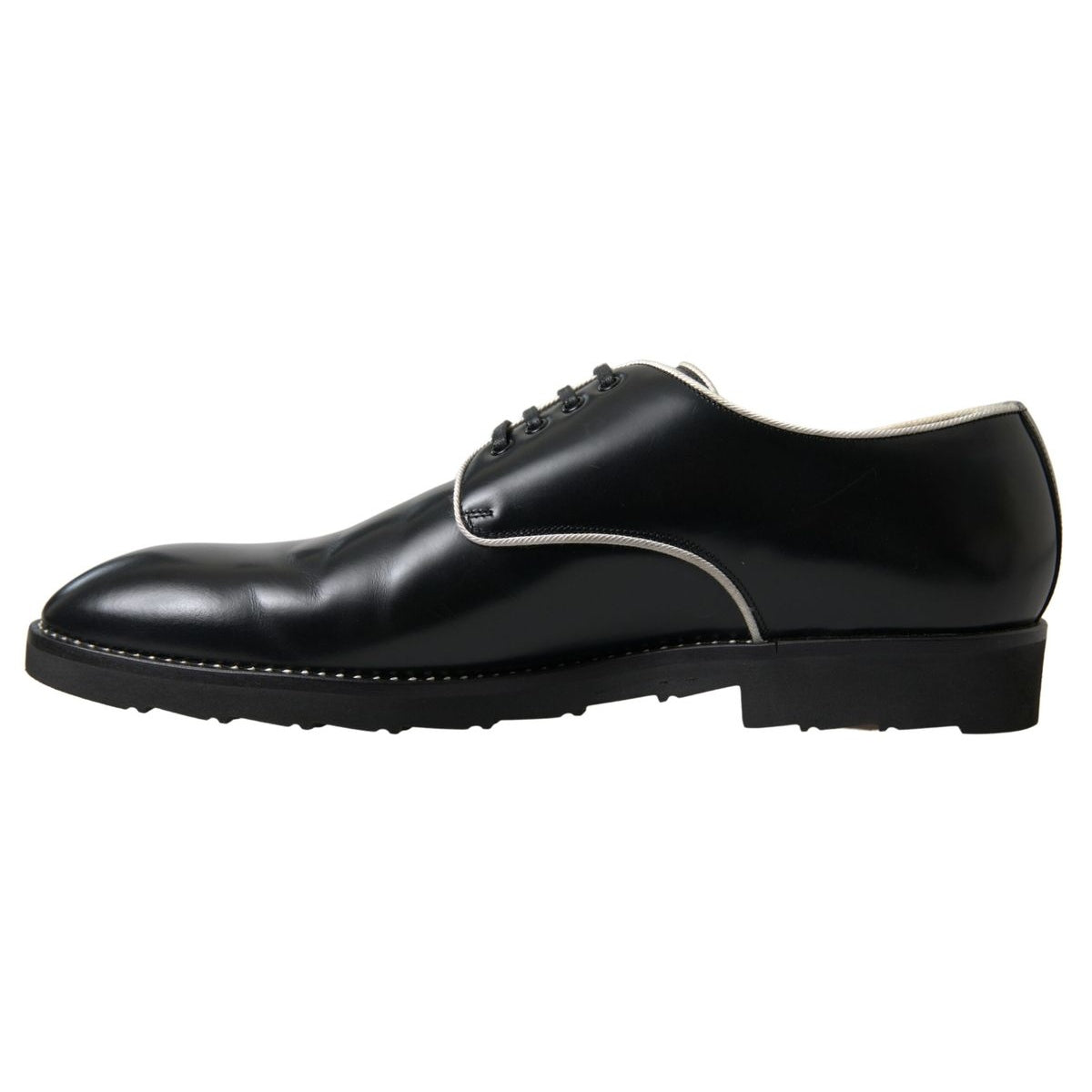 Elegant Black and White Formal Men's Shoes