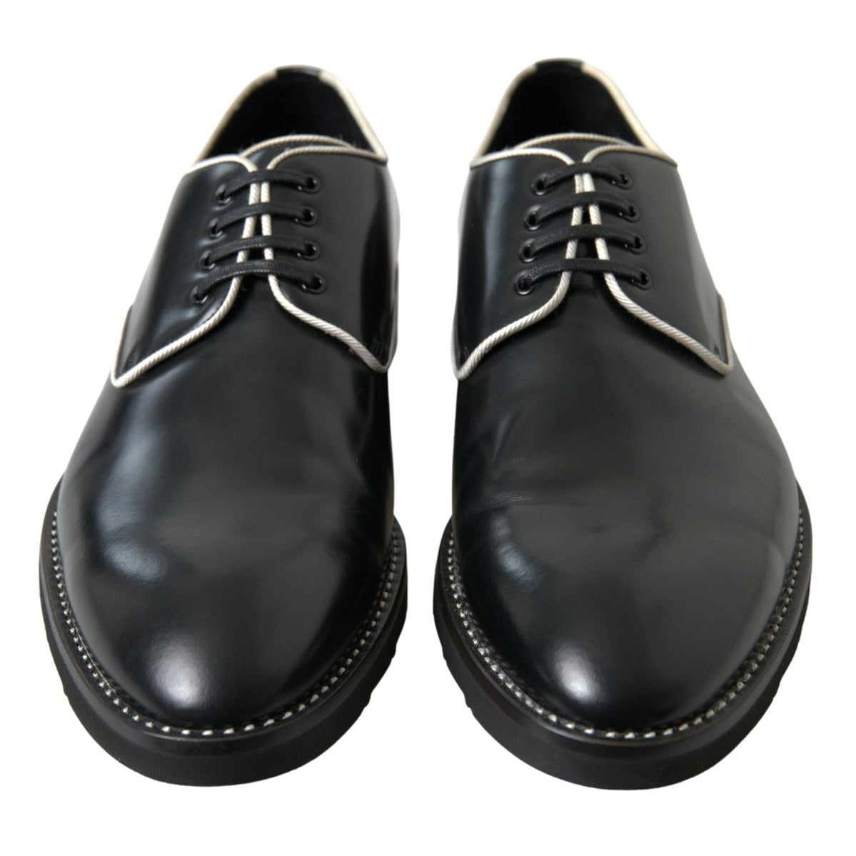 Elegant Black and White Formal Men's Shoes