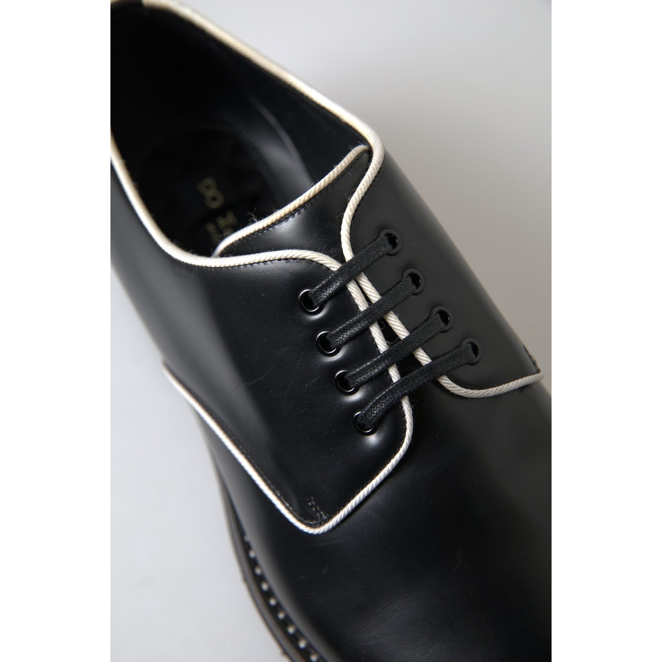 Elegant Black and White Formal Men's Shoes