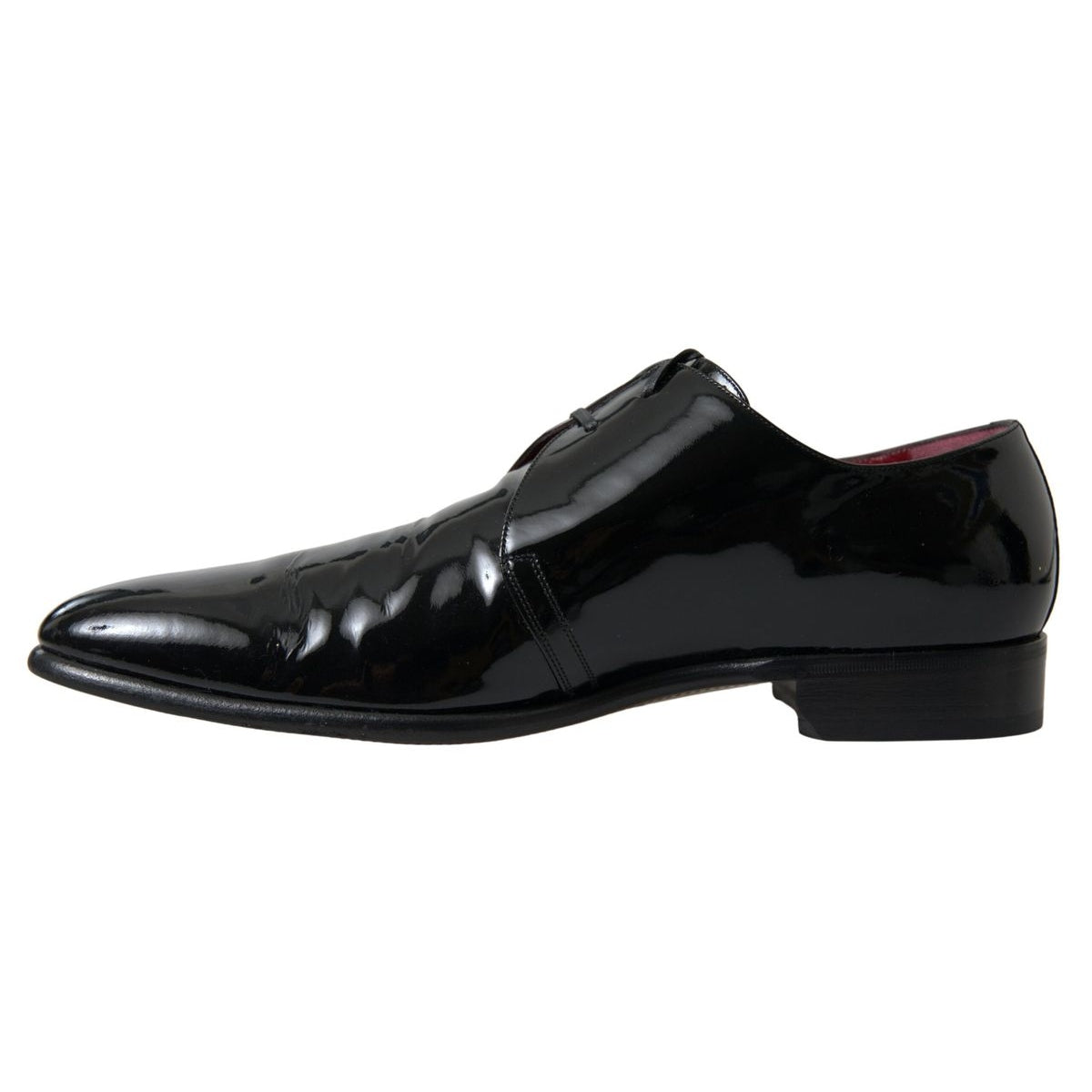 Elegant Black Patent Leather Formal Men's Shoes