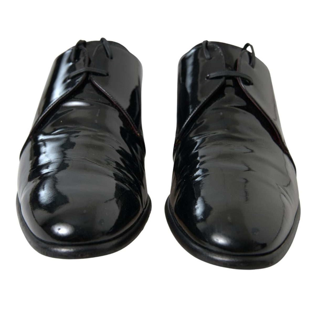 Elegant Black Patent Leather Formal Men's Shoes