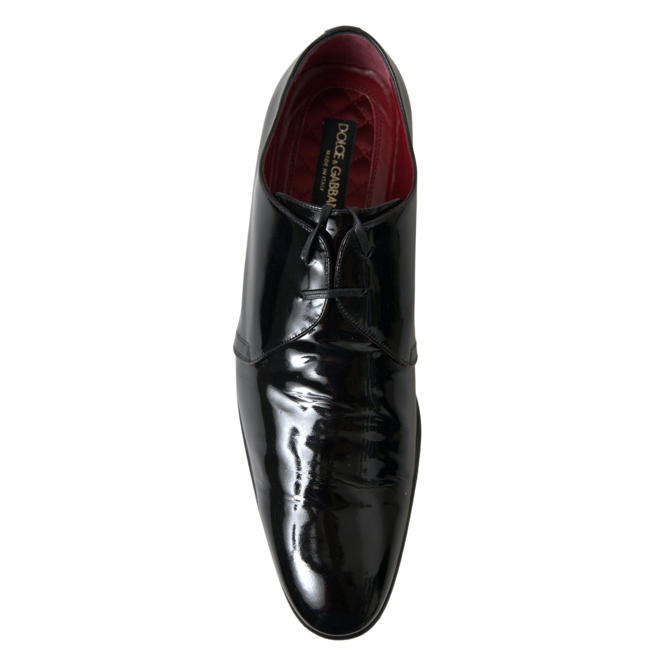 Elegant Black Patent Leather Formal Men's Shoes