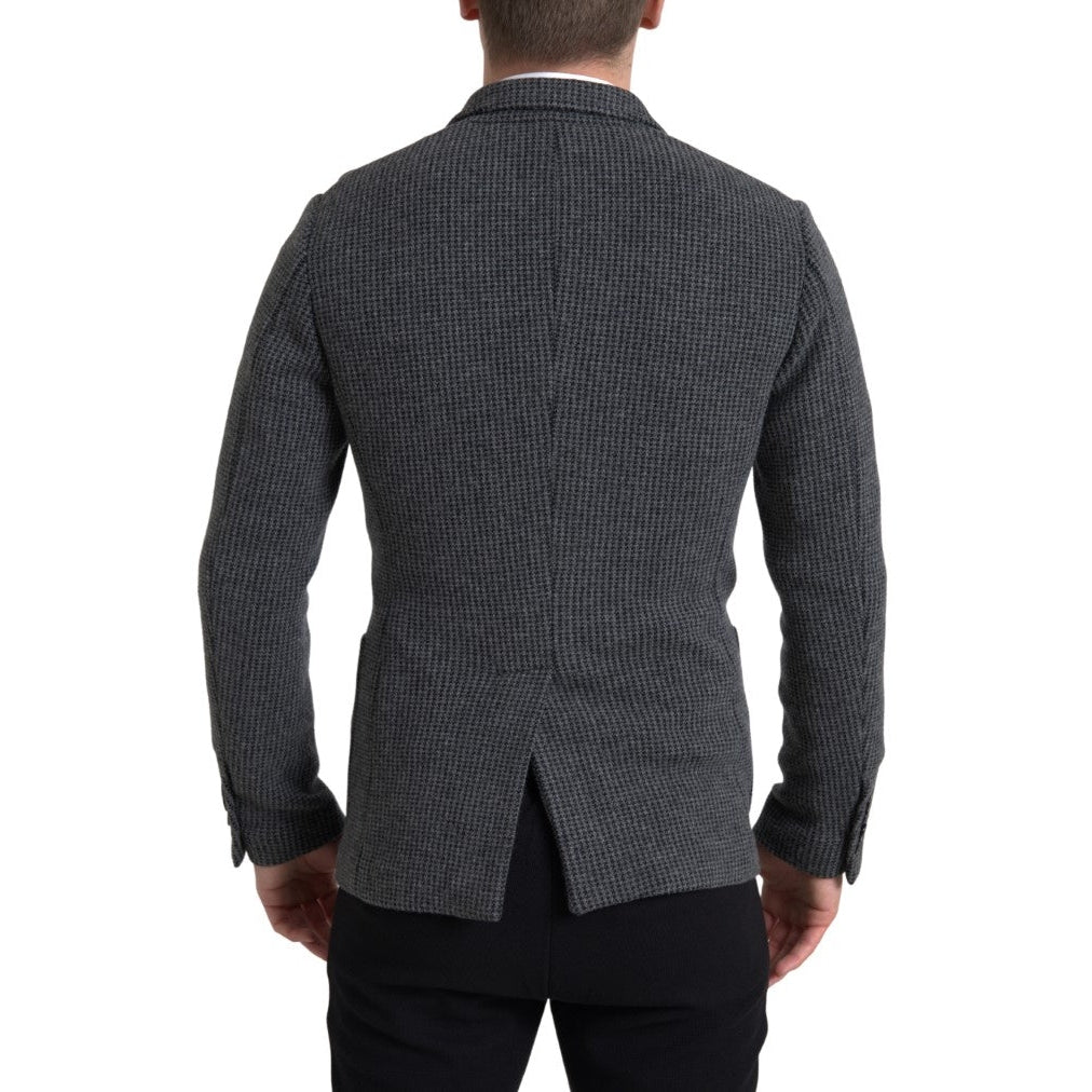 Elegant Slim Fit Cashmere Blazer