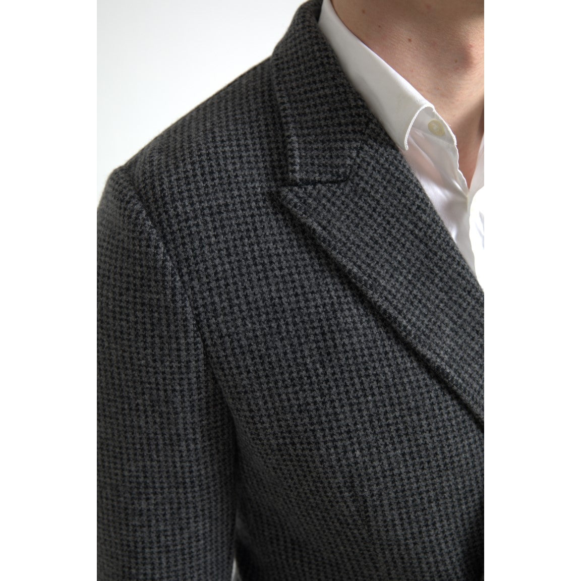 Elegant Slim Fit Cashmere Blazer