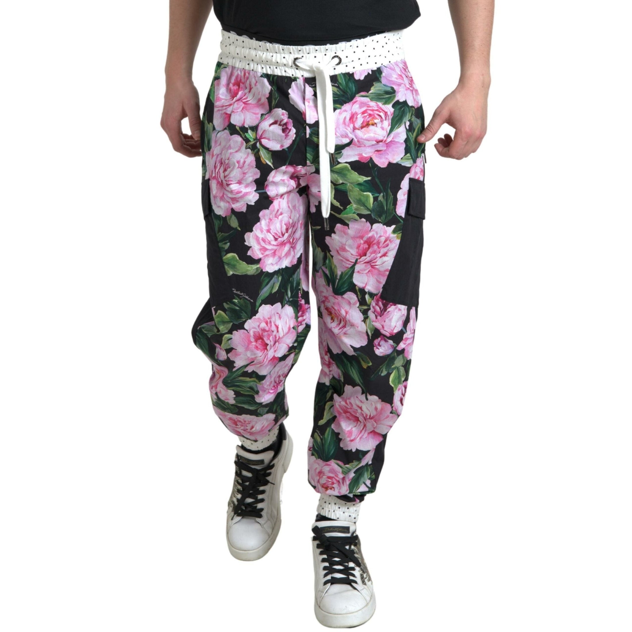 Elegant Multicolor Cotton Joggers