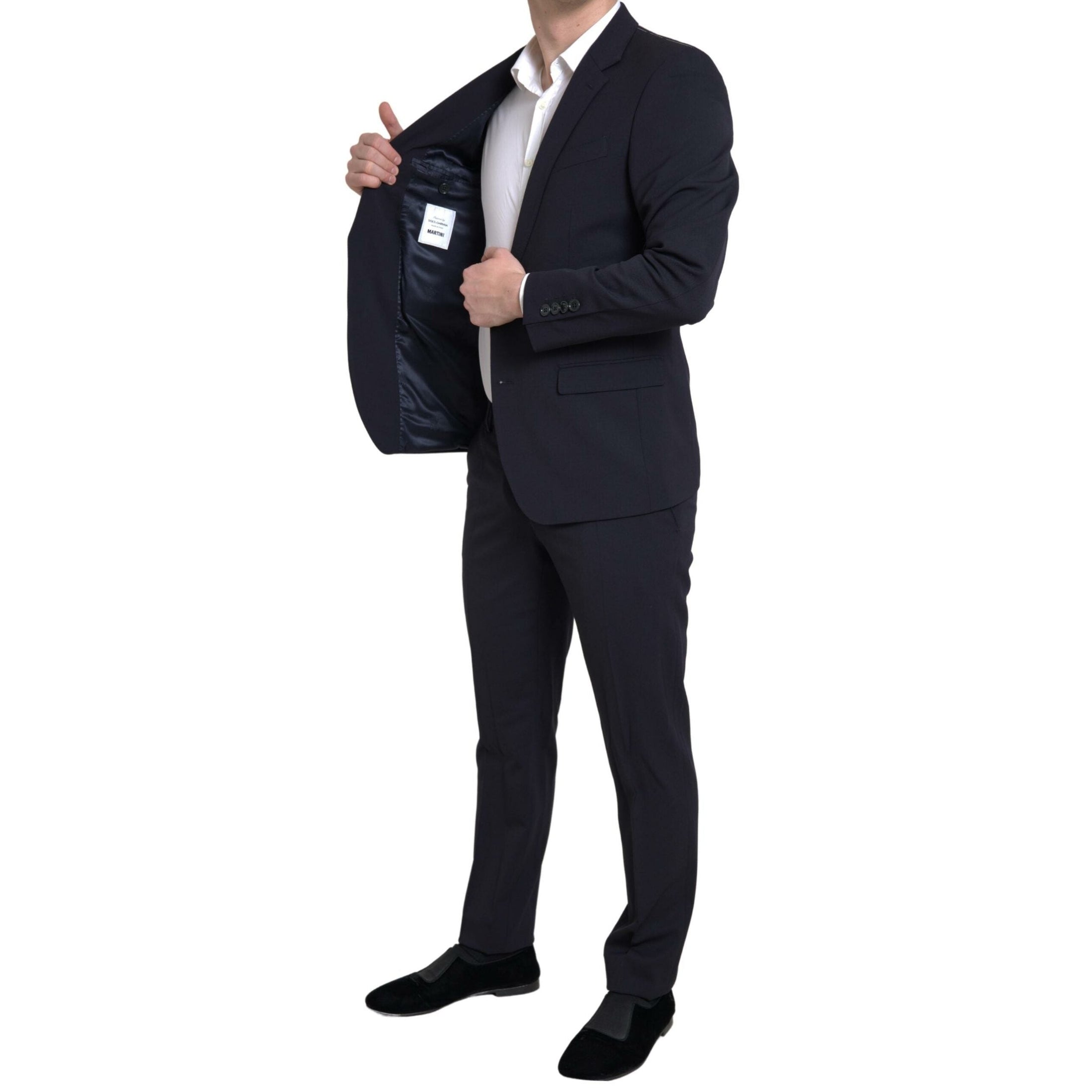 Sleek Dark Blue Martini Slim Fit Suit