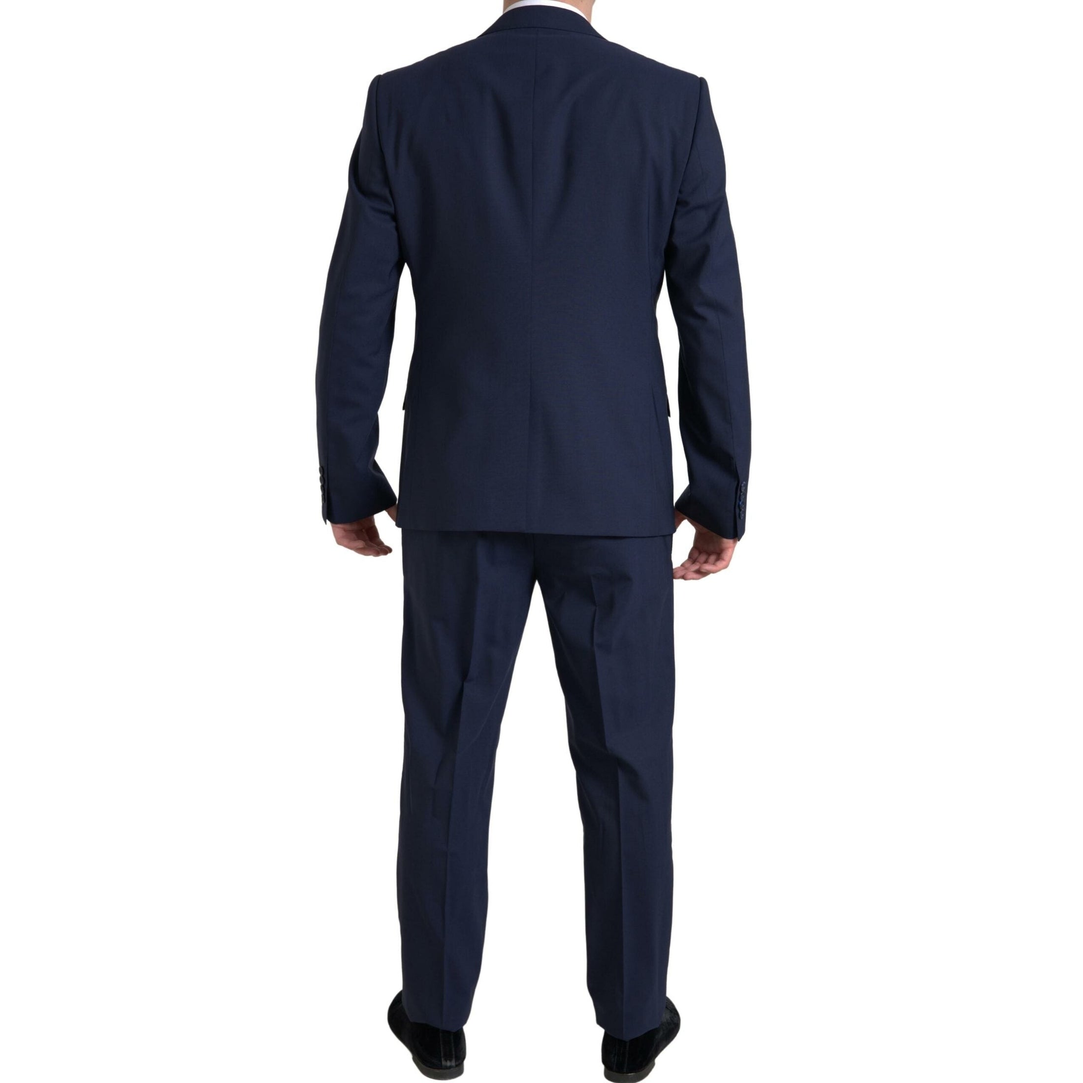 Elegant Blue Martini Slim Fit Two-Piece Suit