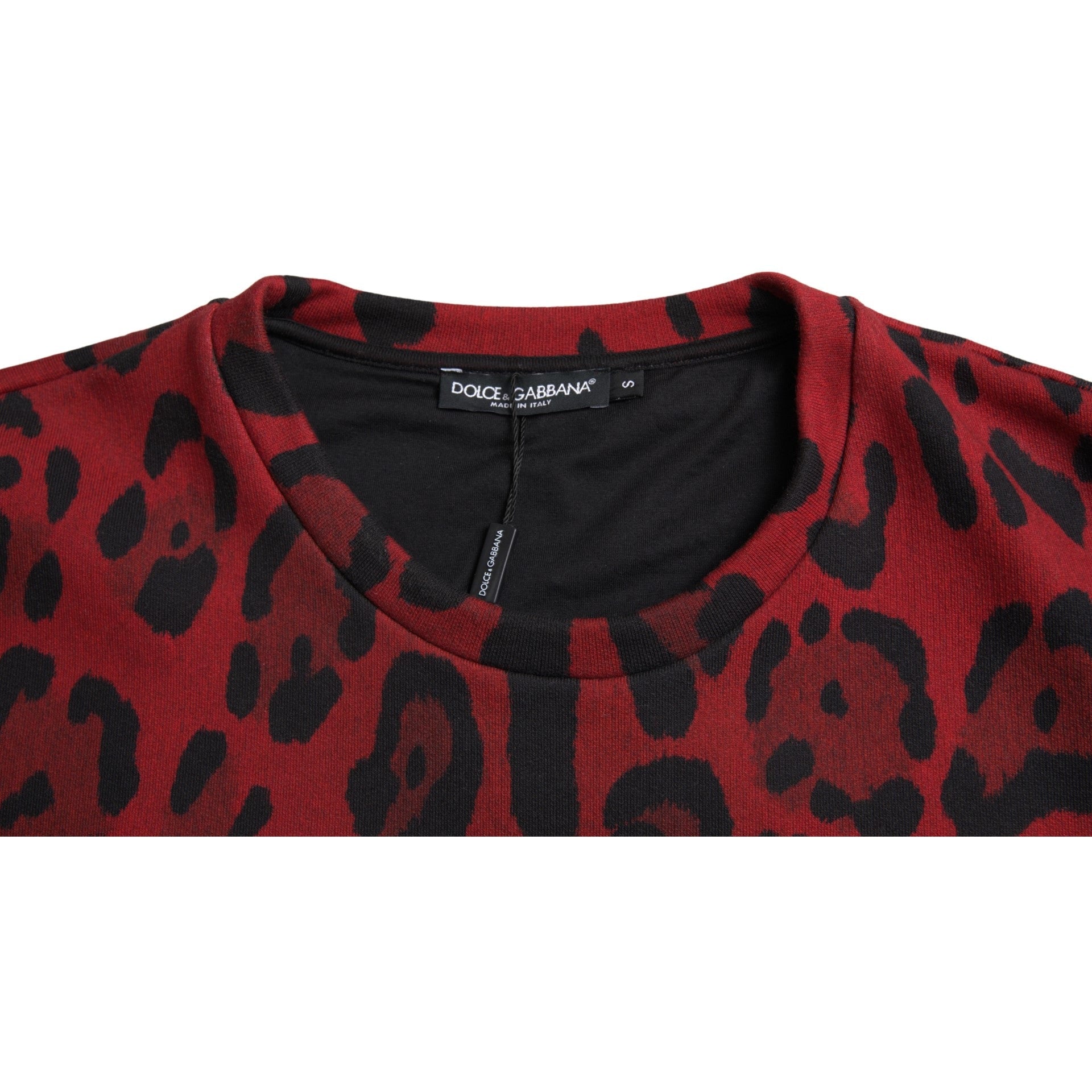 Red Leopard Print Cotton Tank Top