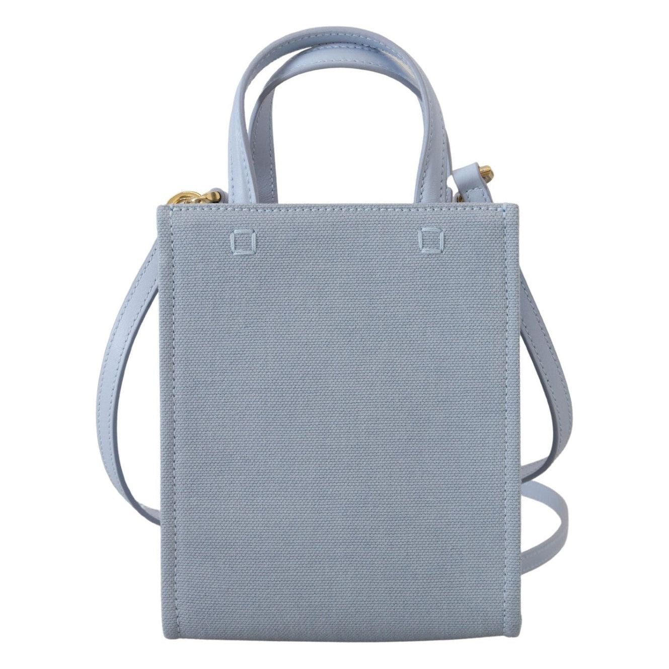 Chic Cloud Blue Cotton Mini Bag