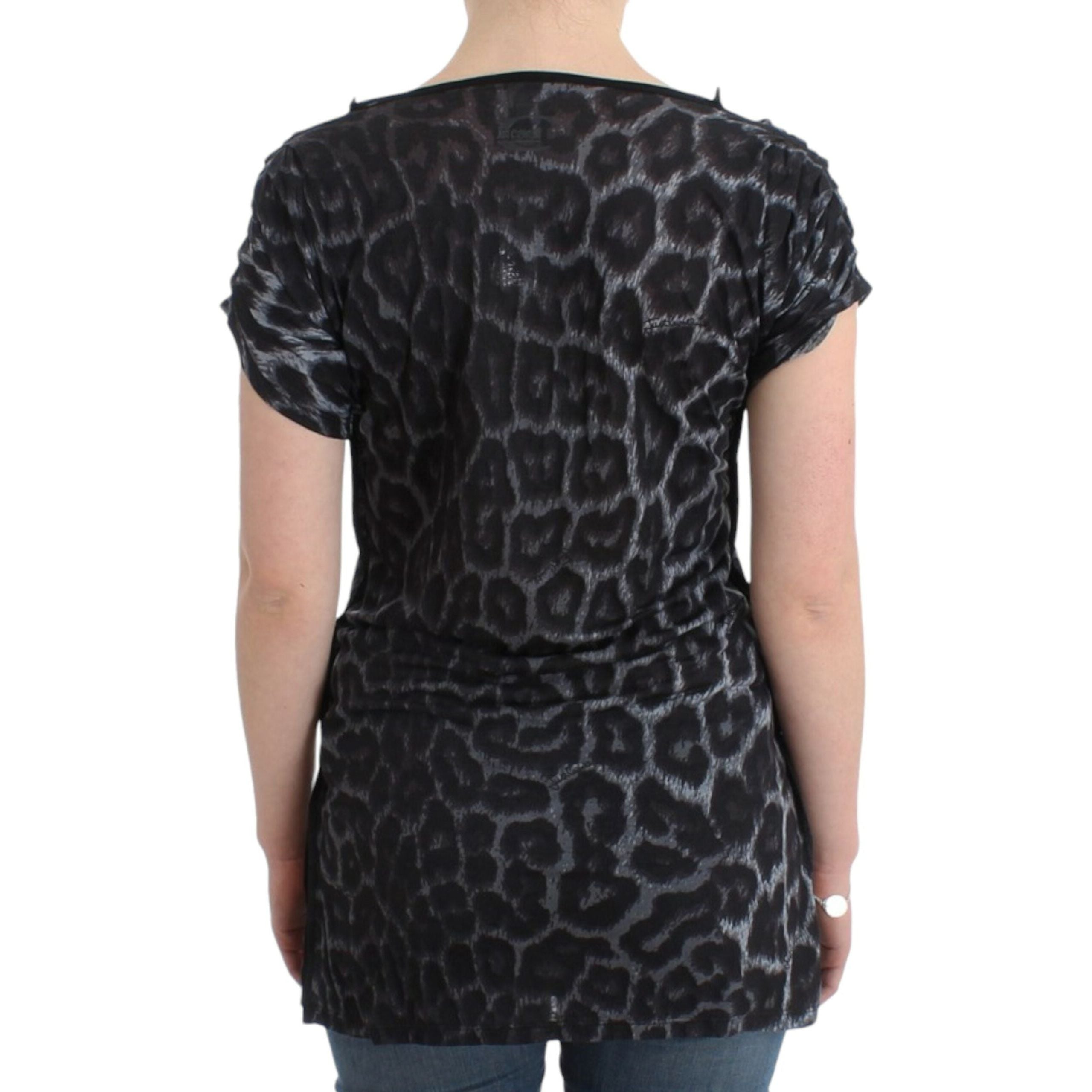 Sultry Leopard V-Neck Modal Top