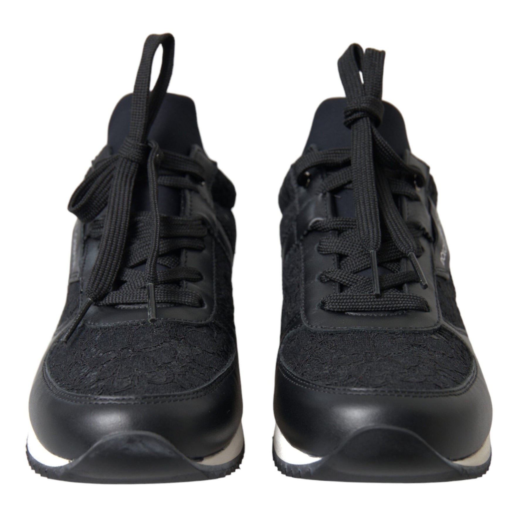 Elegant Black Classic Sneakers