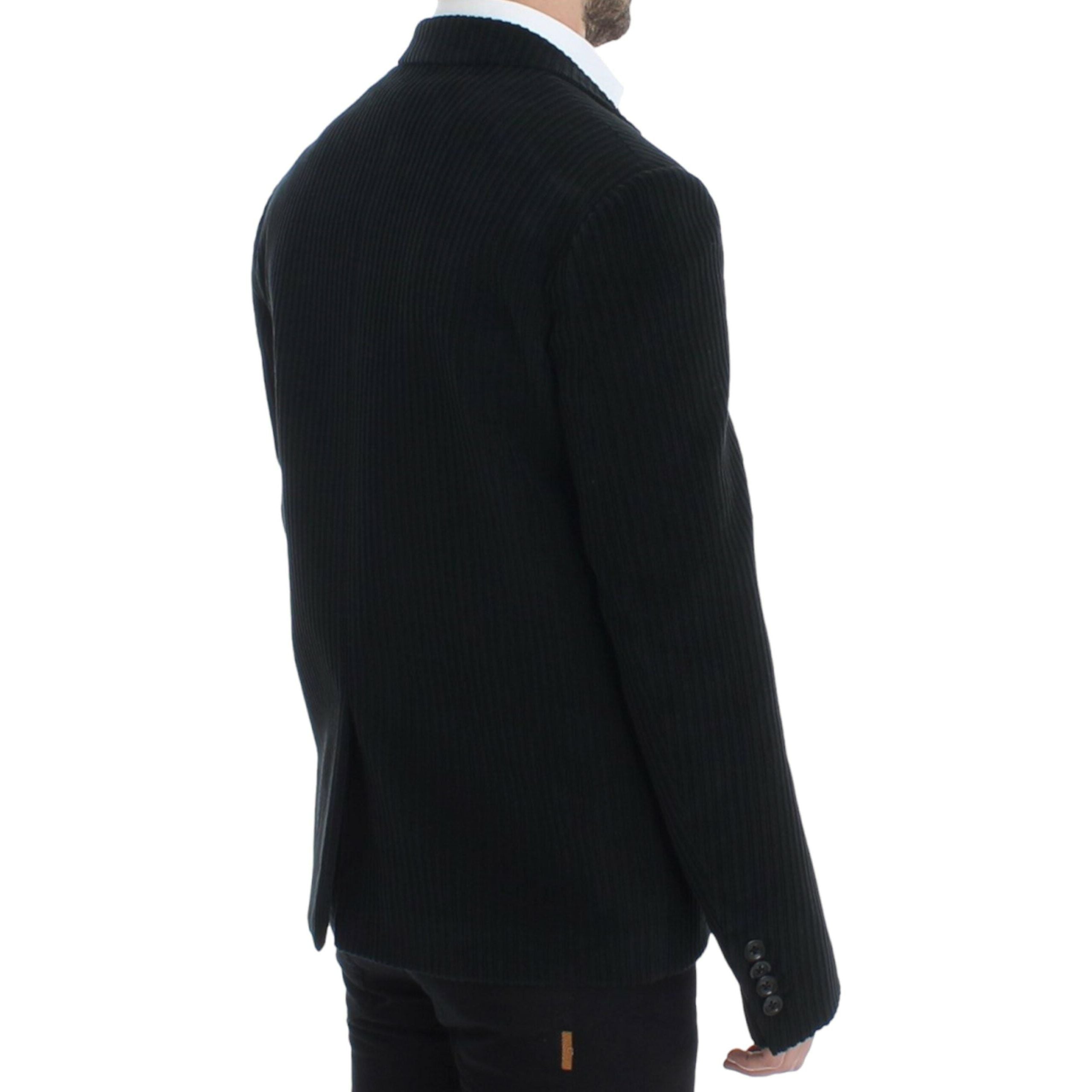 Elegant Black Martini Blazer Jacket