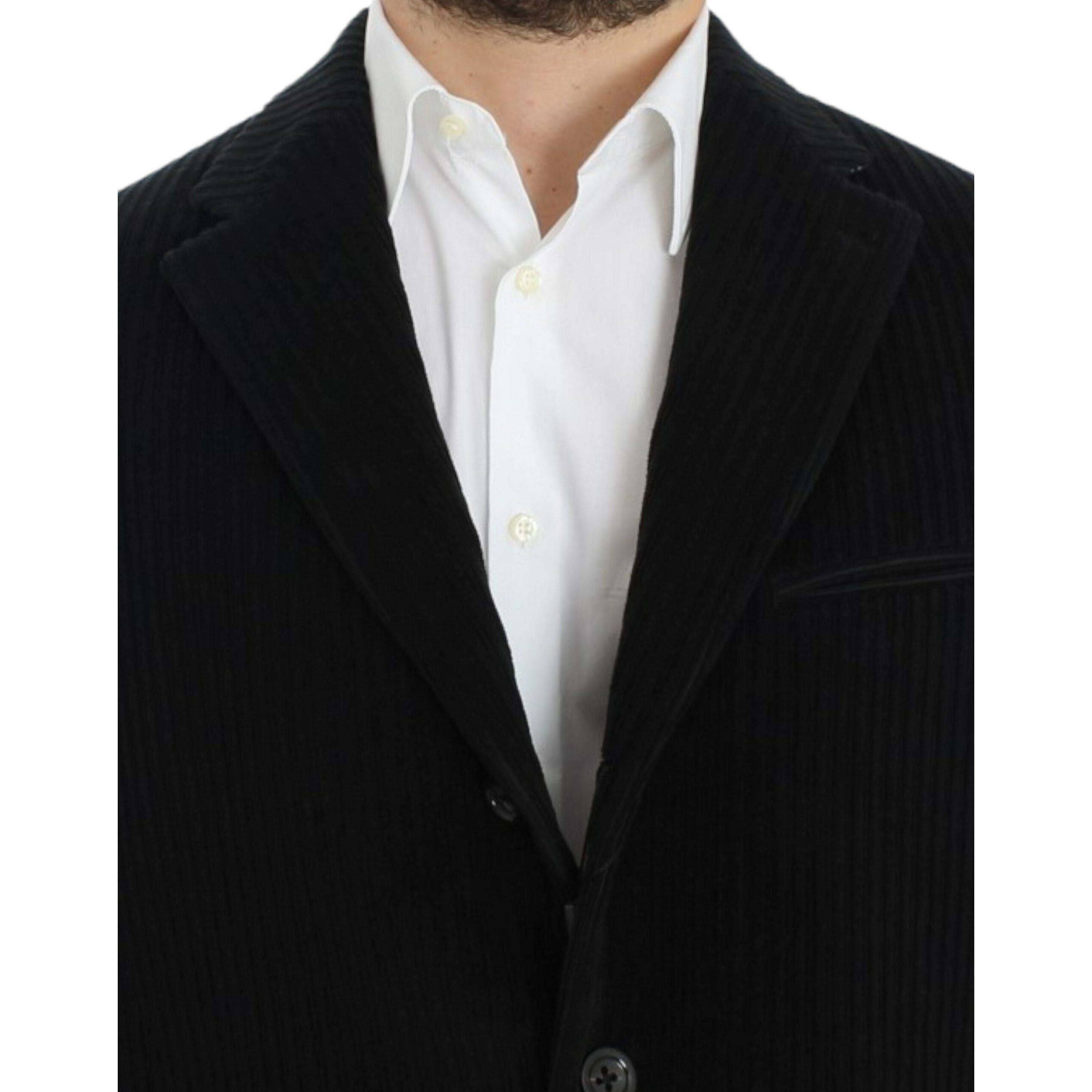 Elegant Black Martini Blazer Jacket