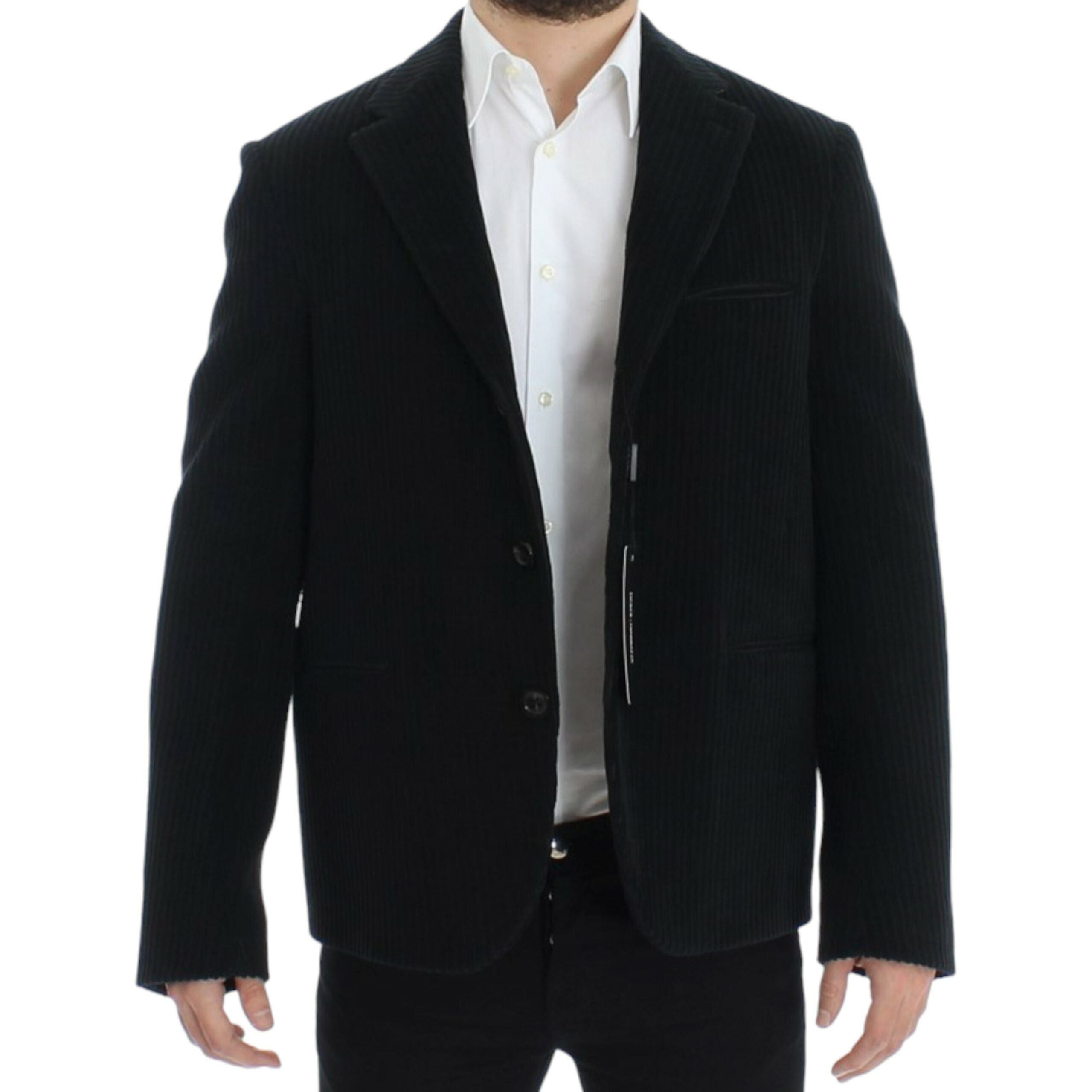 Elegant Black Martini Blazer Jacket